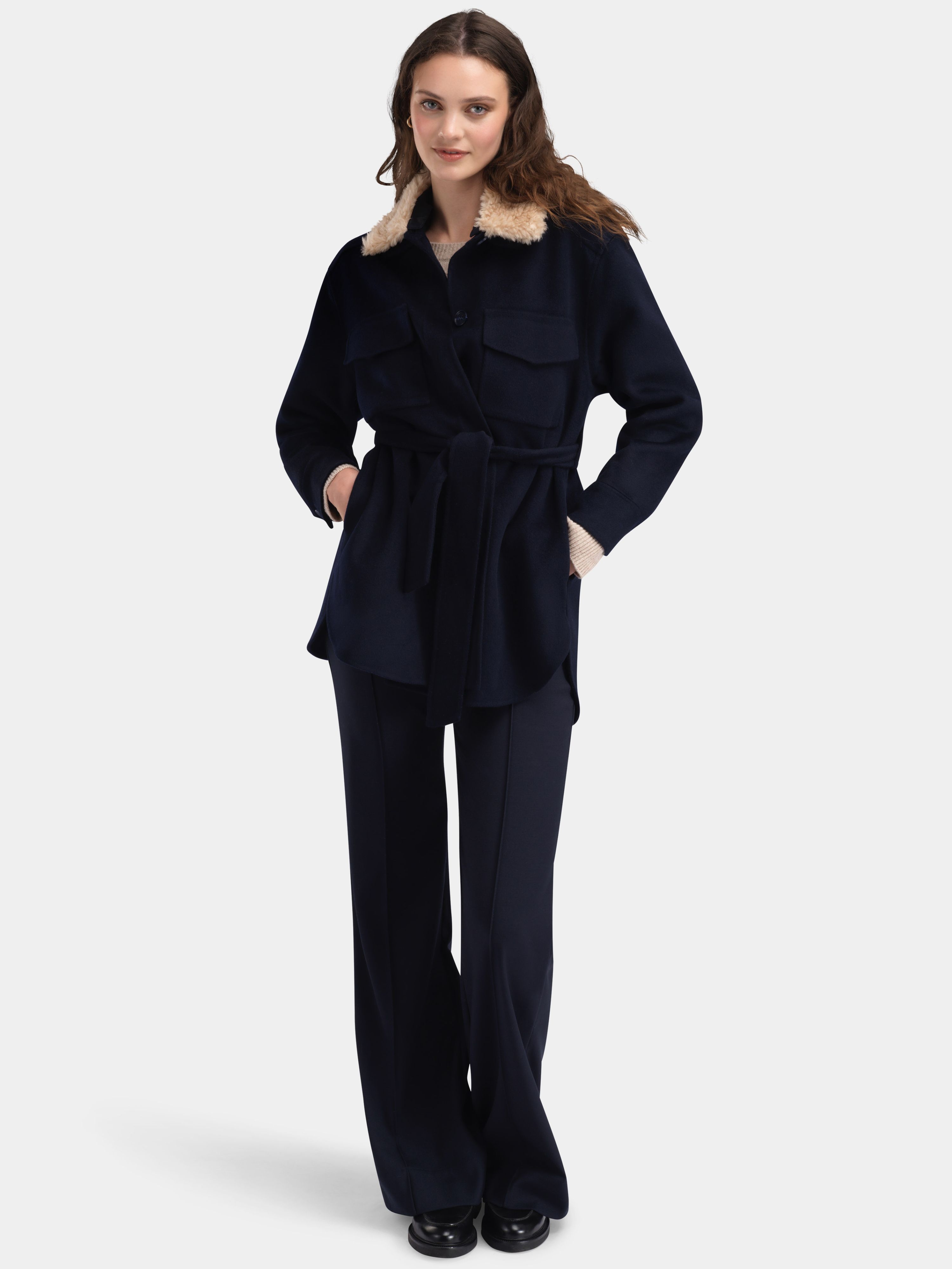 Skålatårnet Wool Jacket  Dark Blue