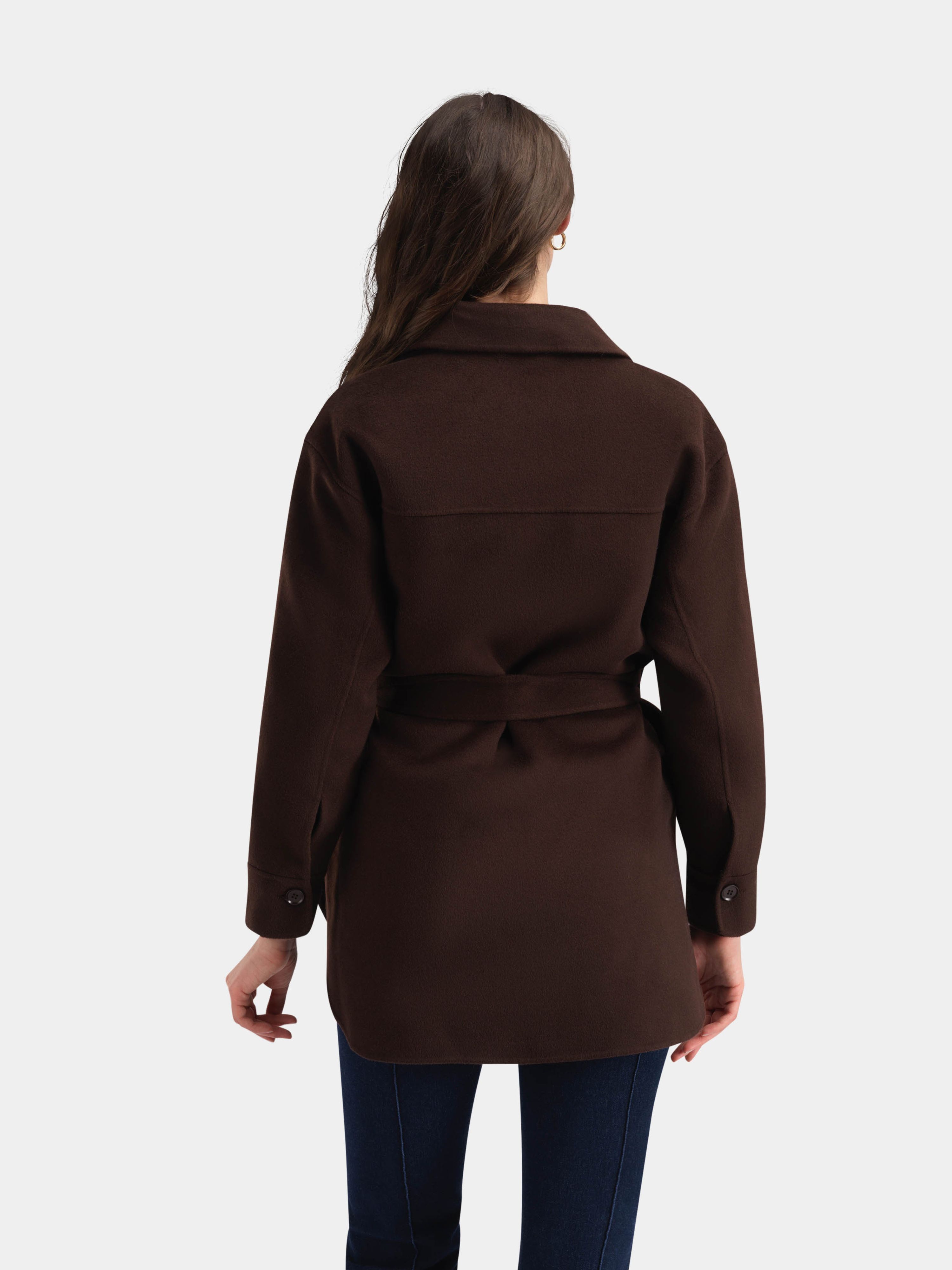 Skålatårnet Wool Jacket  Hot Fudge