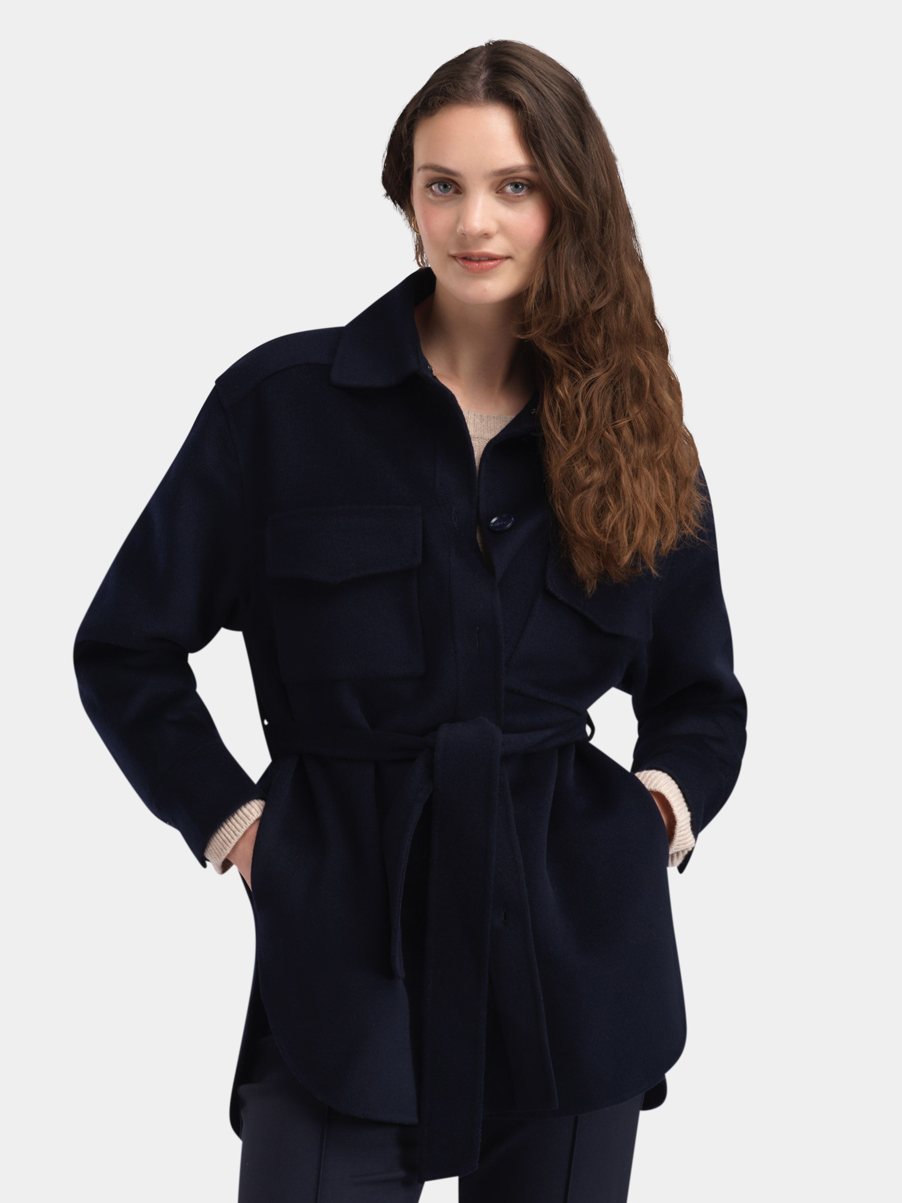 Skålatårnet Wool Jacket  Dark Blue