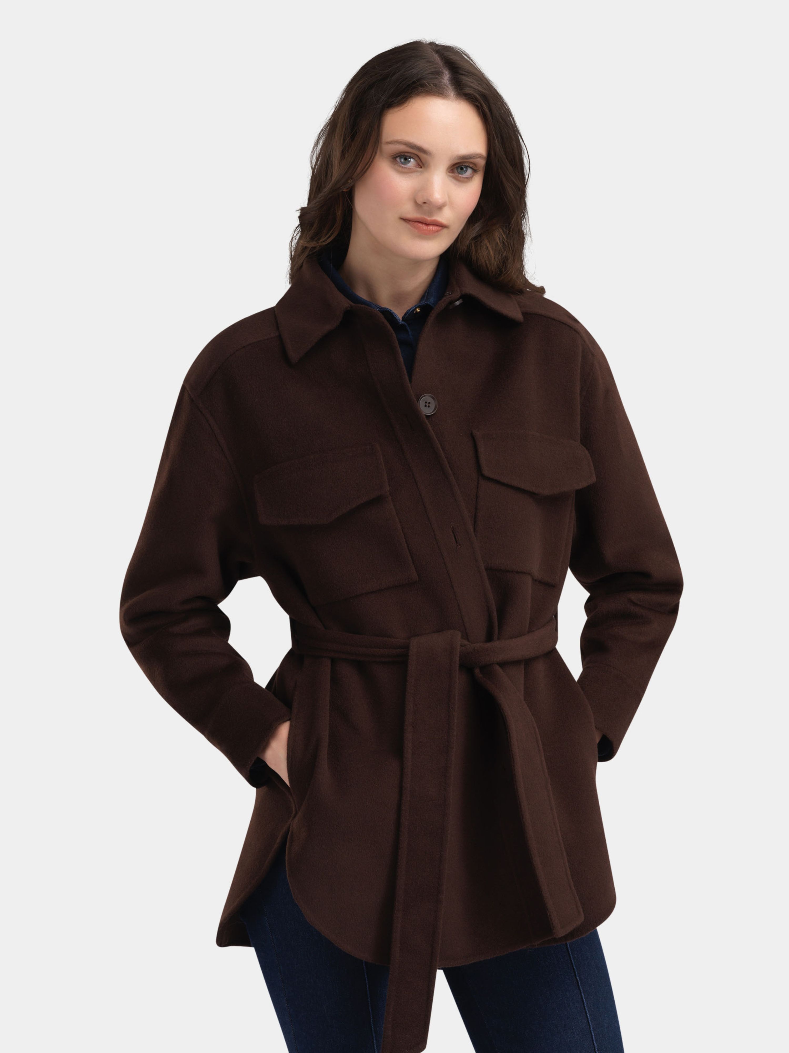 Skålatårnet Wool Jacket  Hot Fudge