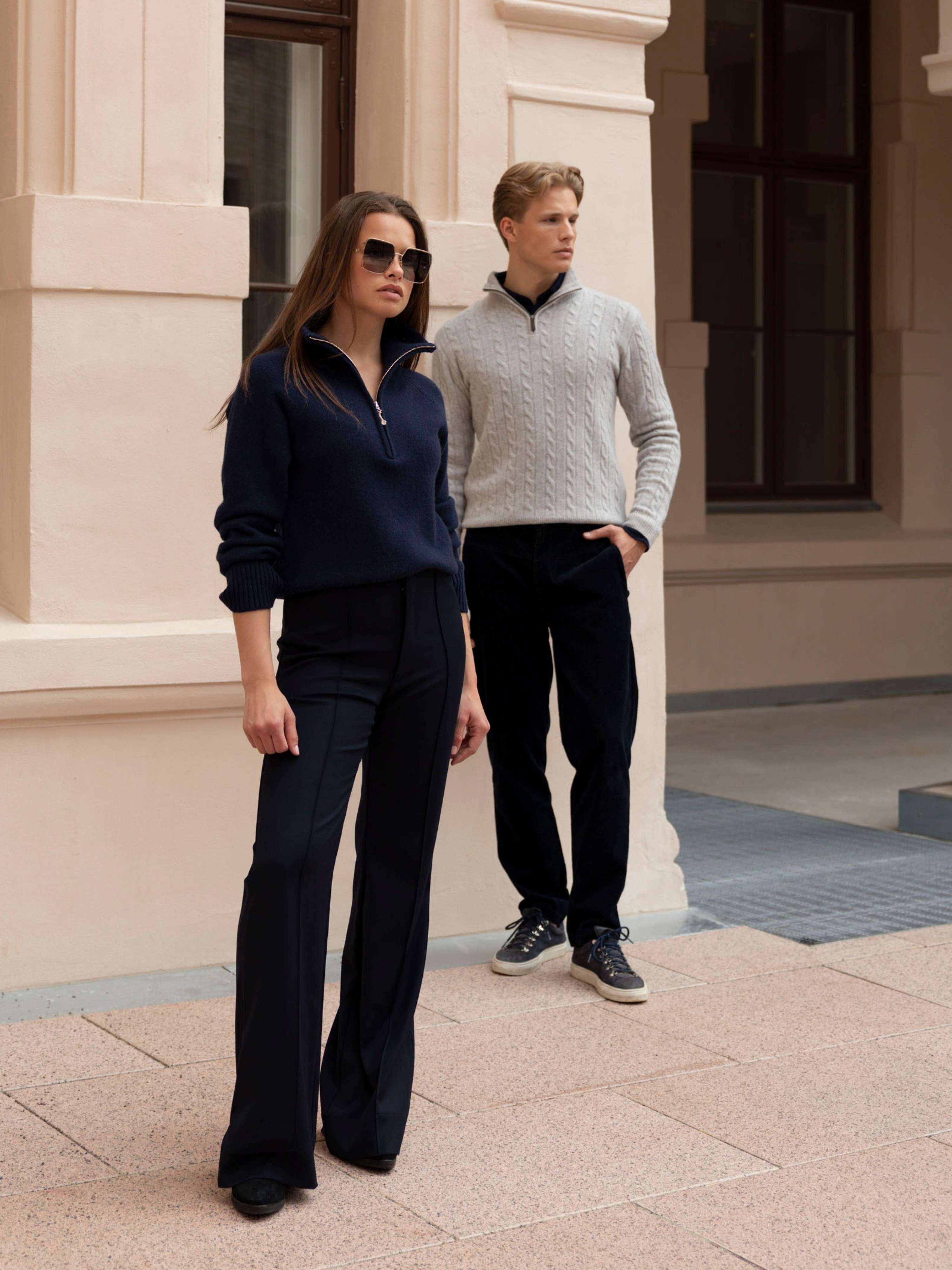 Snøheim Knitted Sweater  Blue