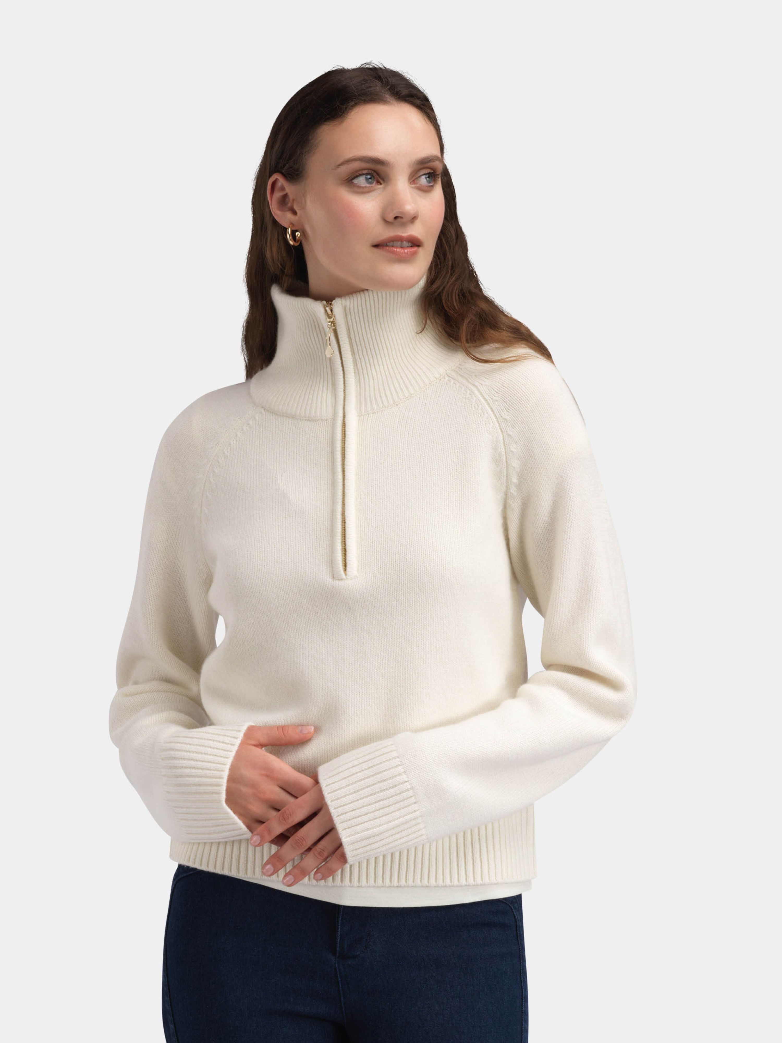 Snøheim Knitted Sweater  White