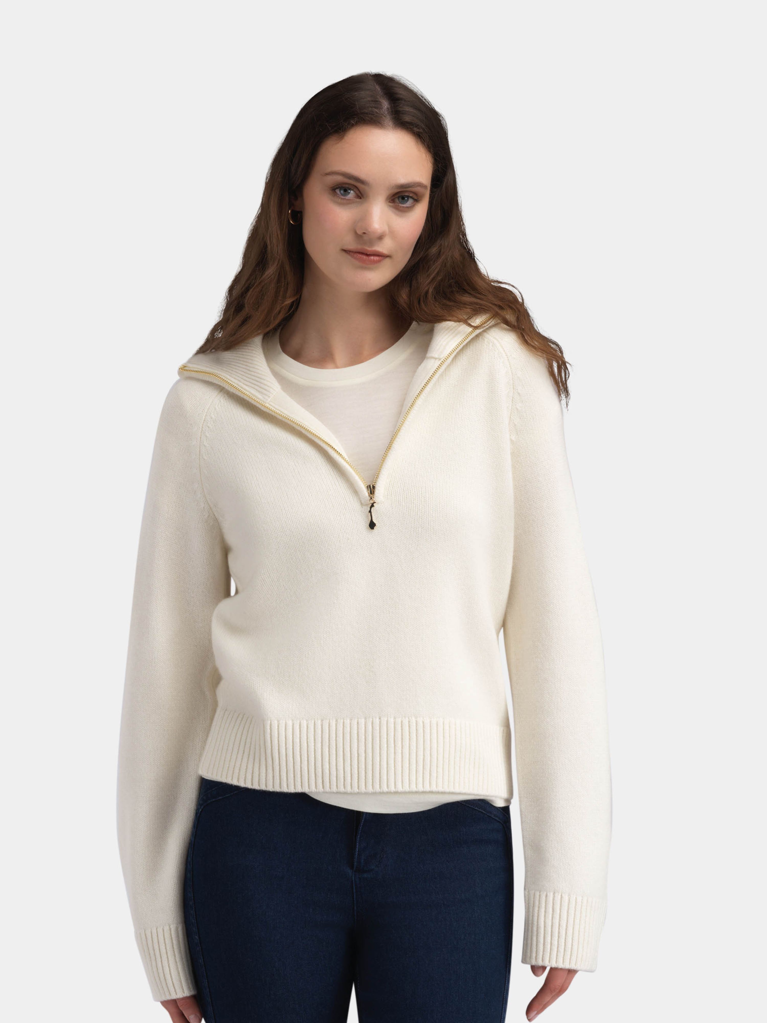 Snøheim Knitted Sweater  White