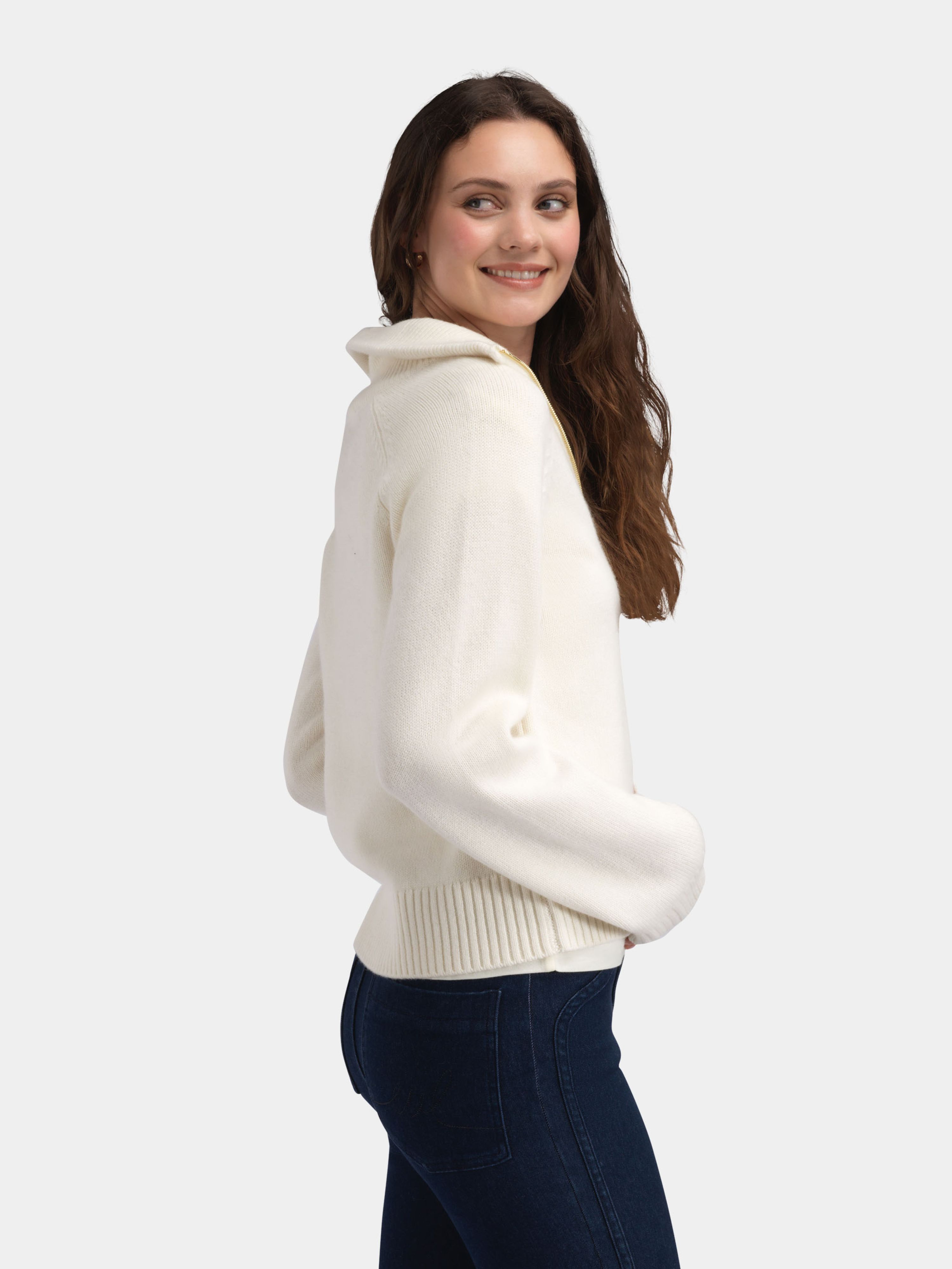 Snøheim Knitted Sweater  White