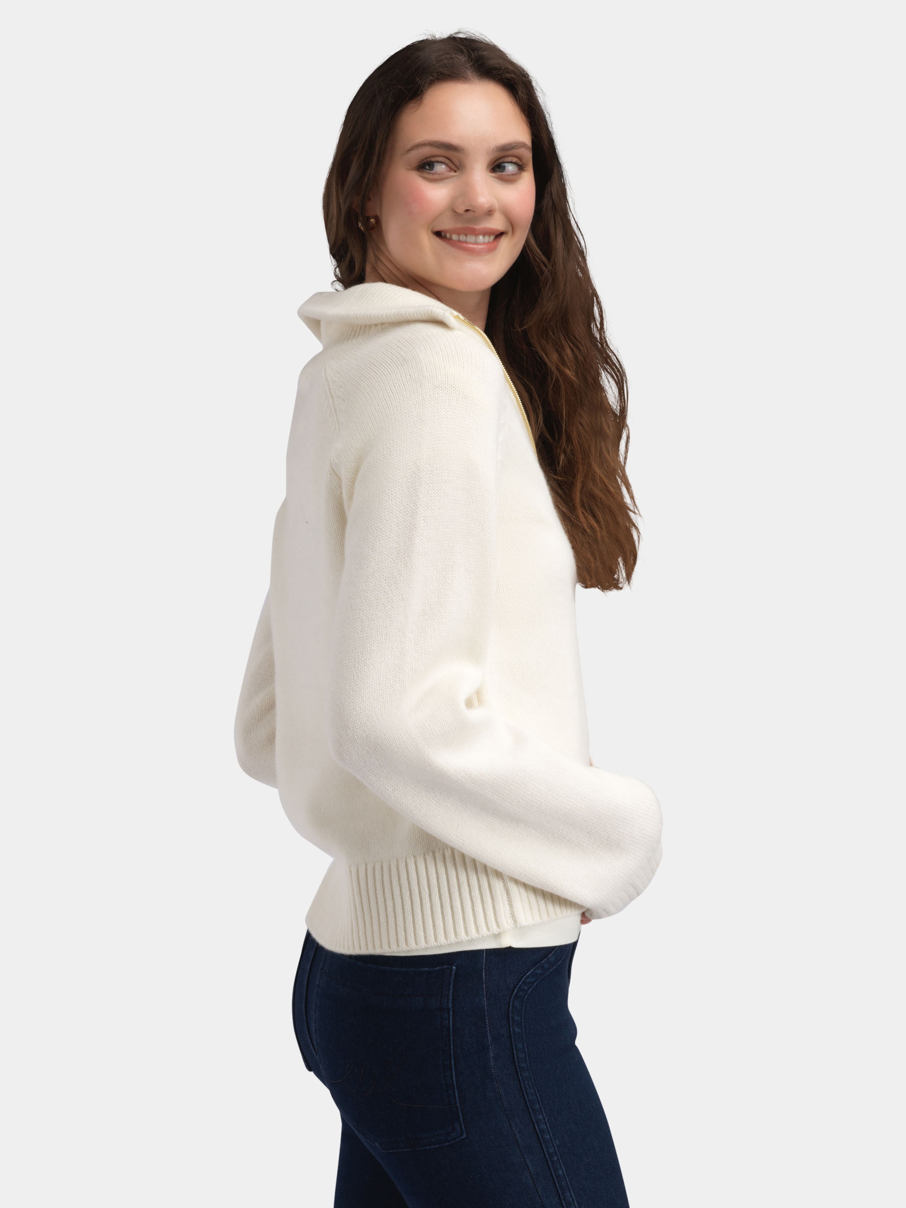 Snøheim Knitted Sweater  White
