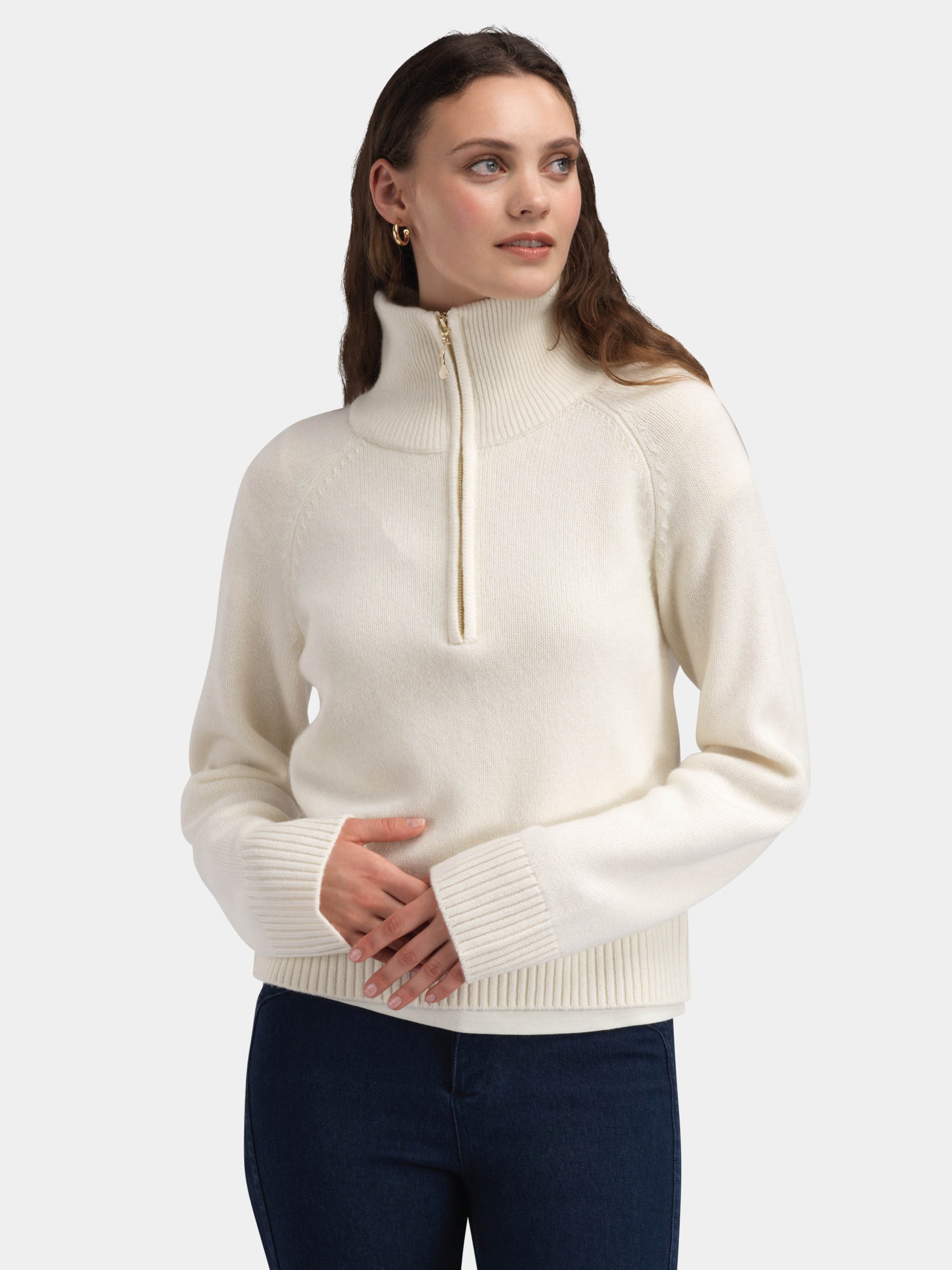 Snøheim Knitted Sweater  White