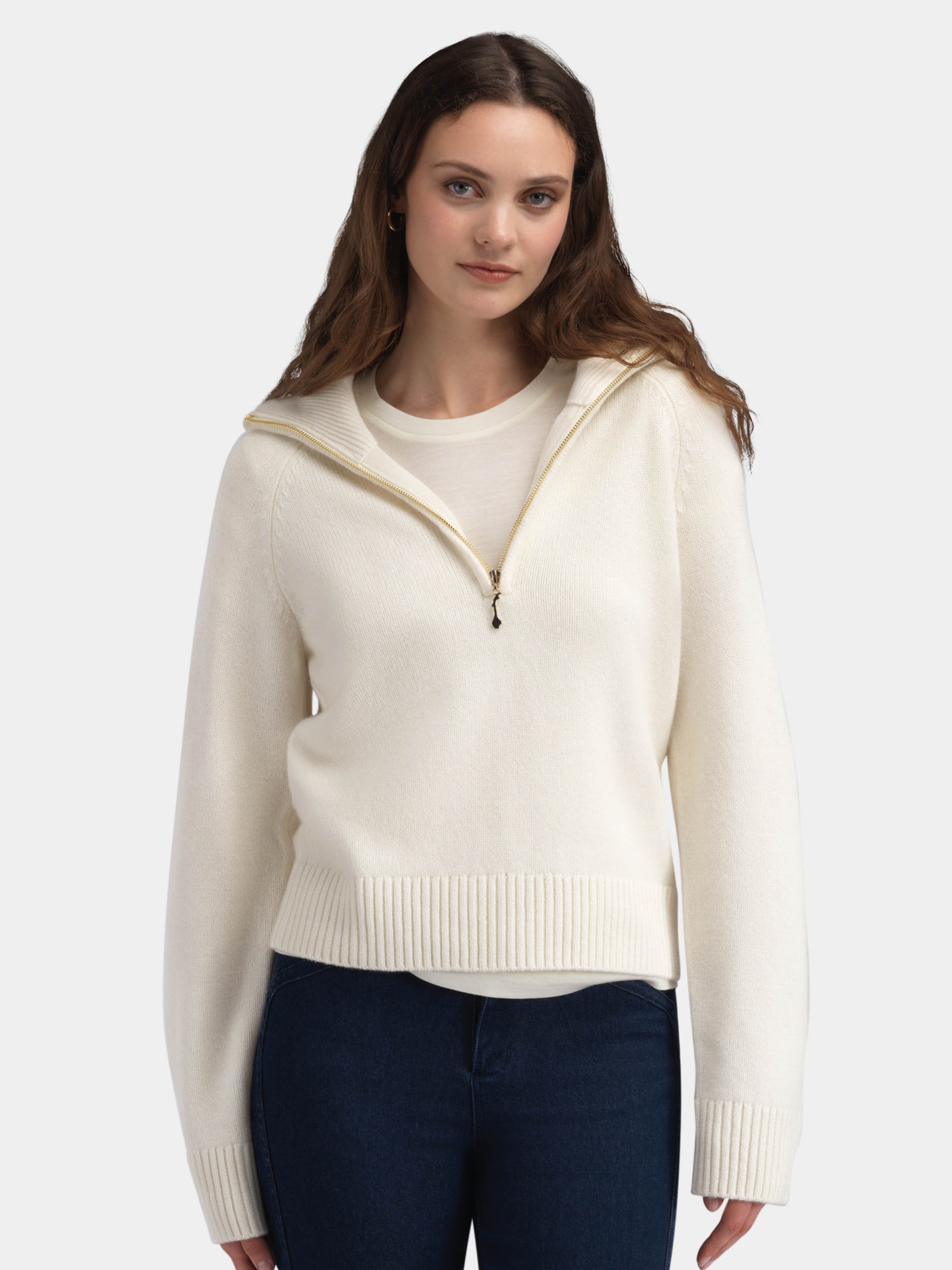 Snøheim Knitted Sweater  White
