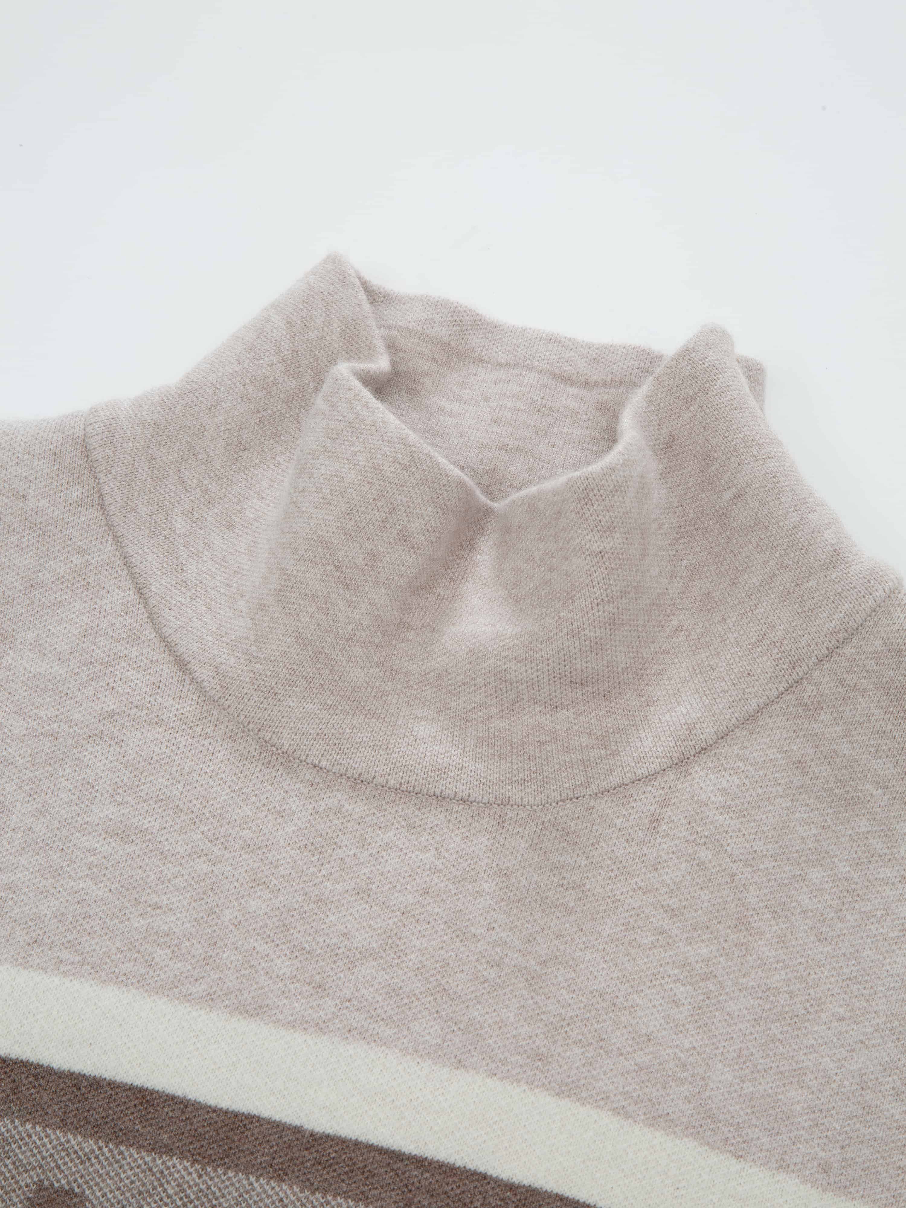 Solsidan Wool Turtleneck  Cognac