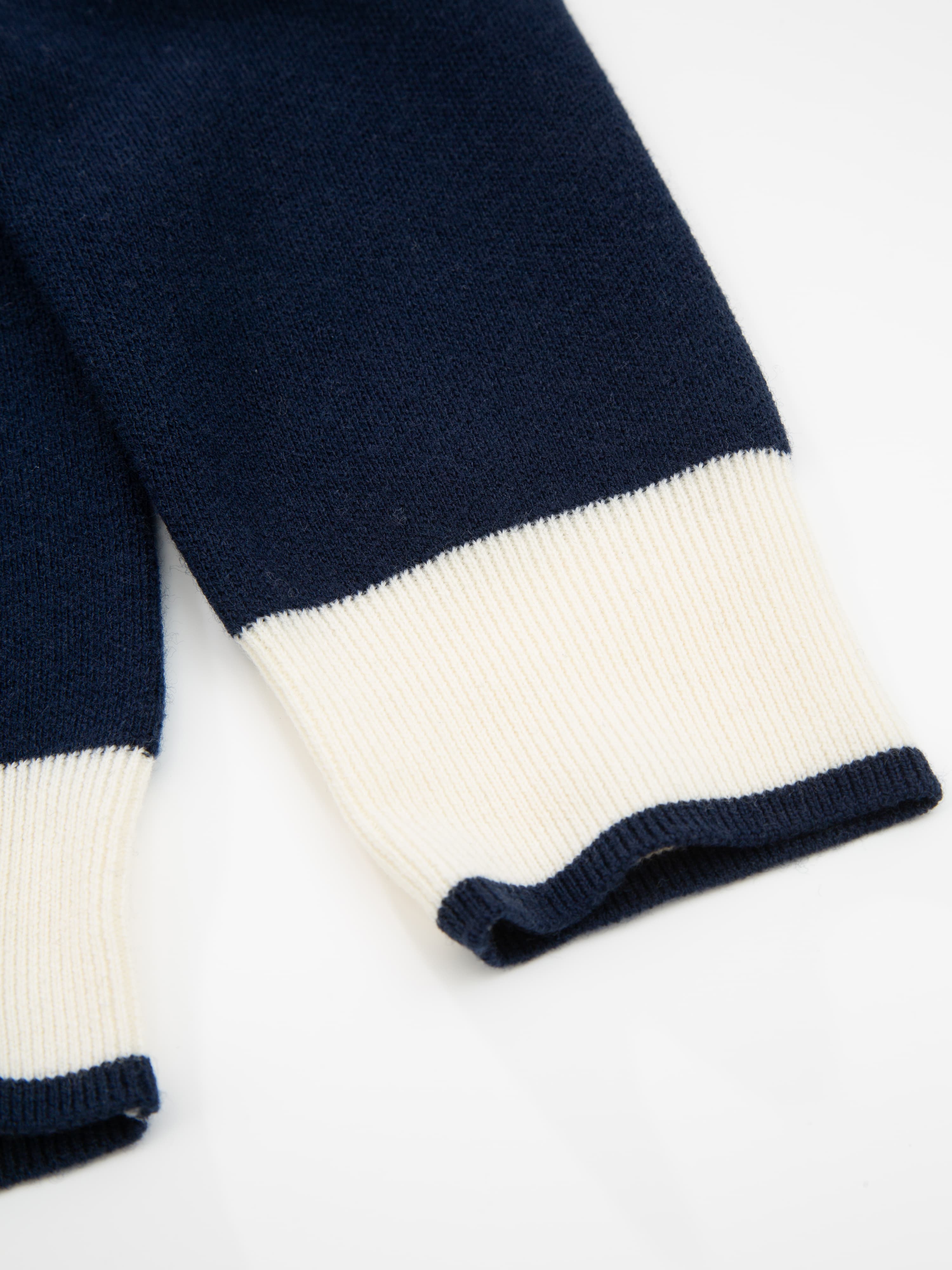 Solsidan Wool Turtleneck  Blue Ink