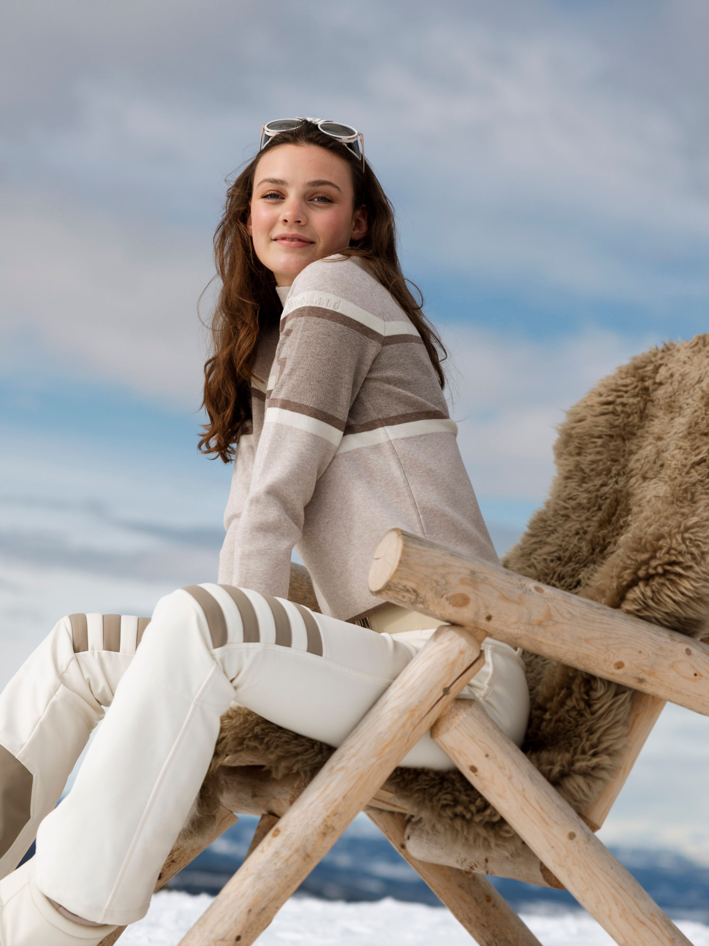 Solsidan Wool Turtleneck  Cognac