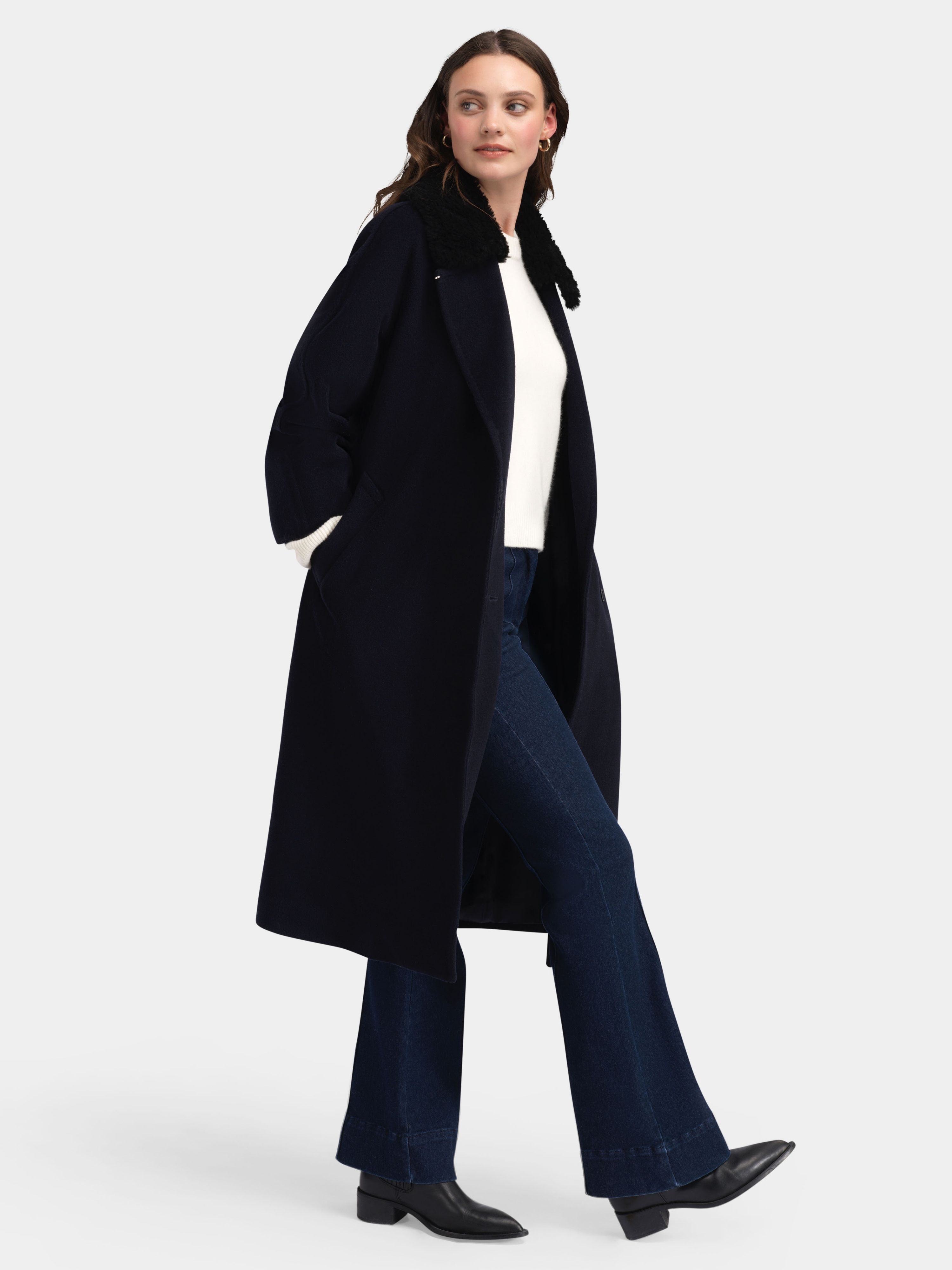 Stetind Wool Coat  Blue