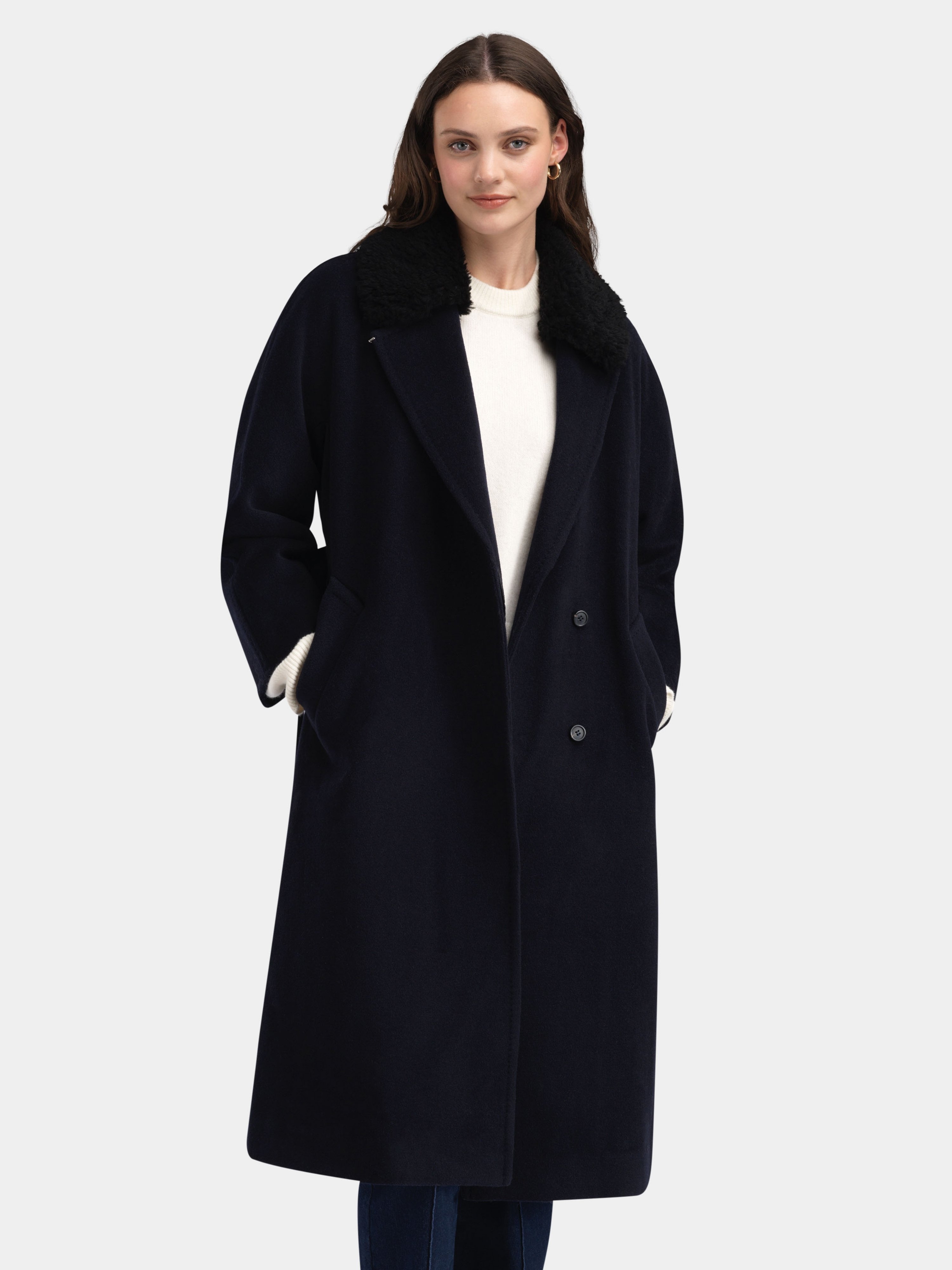 Stetind Wool Coat  Blue