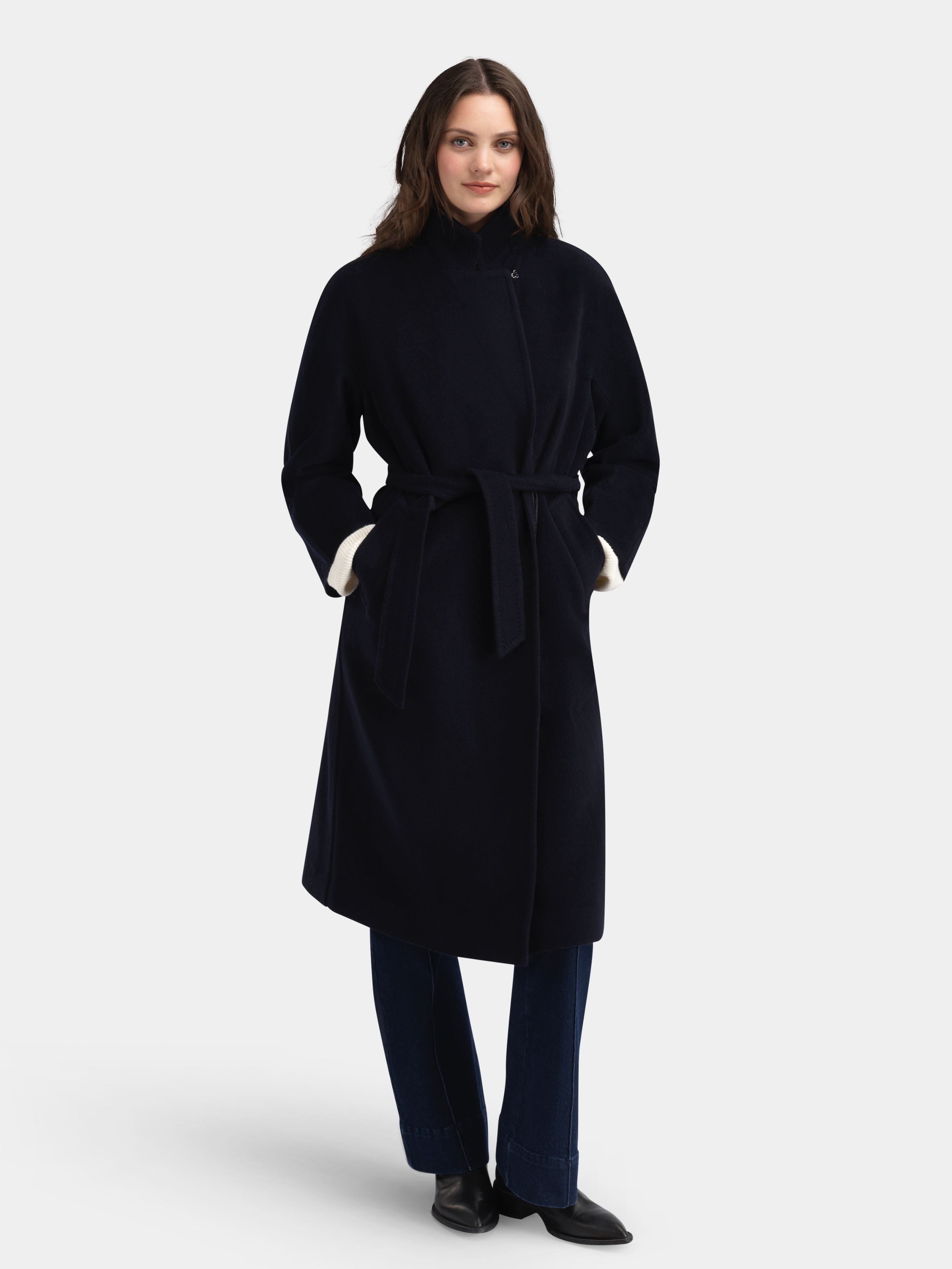 Stetind Wool Coat  Blue