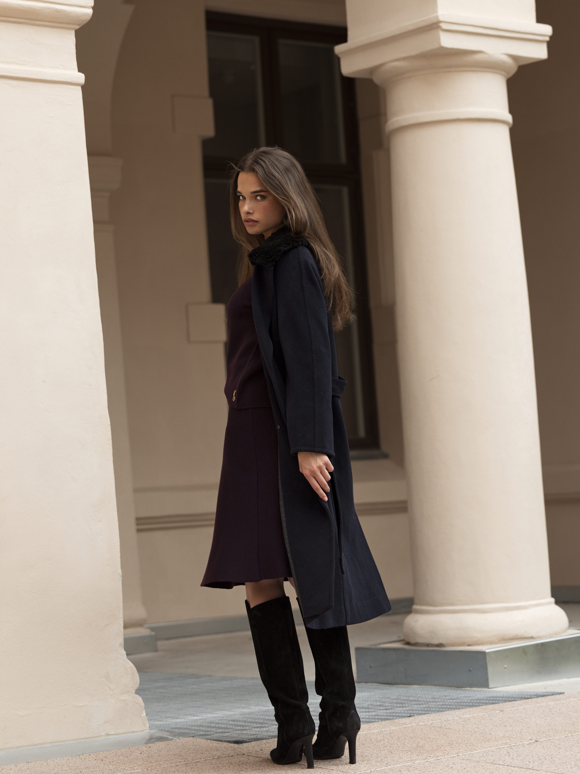 Stetind Wool Coat  Blue