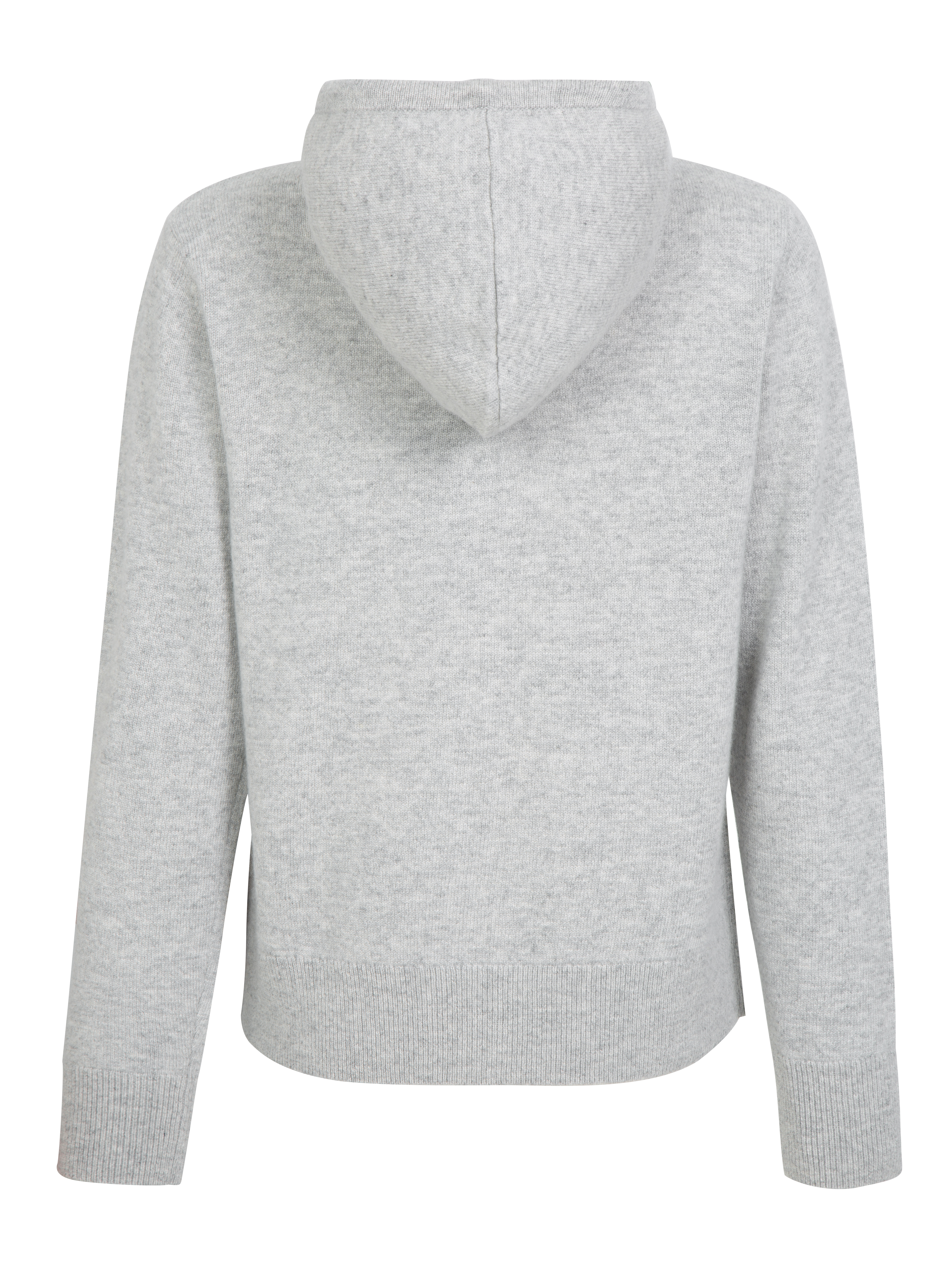 Stortoppen Cashmere Hood Jacket Grey Melange