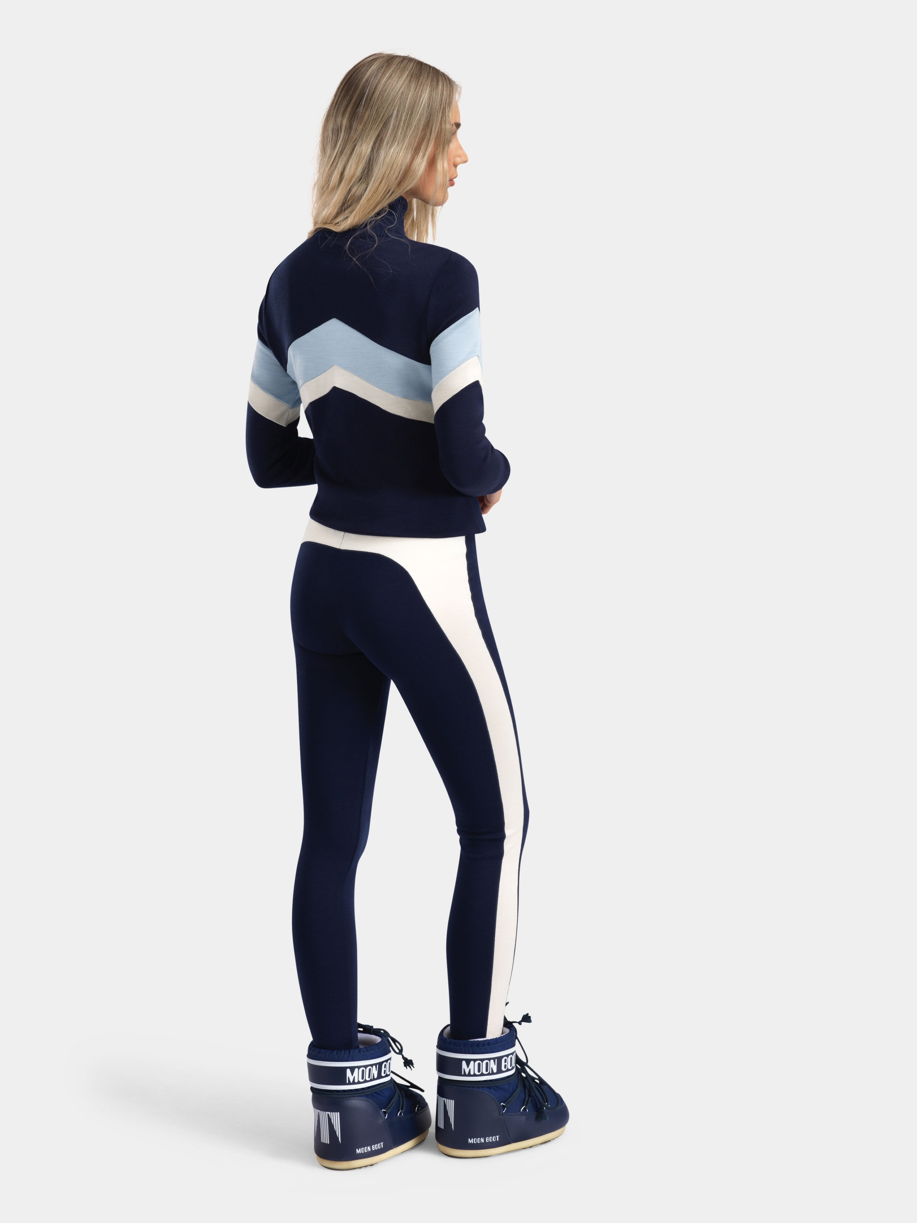 Vegglifjell Merino Tights Blu Ink