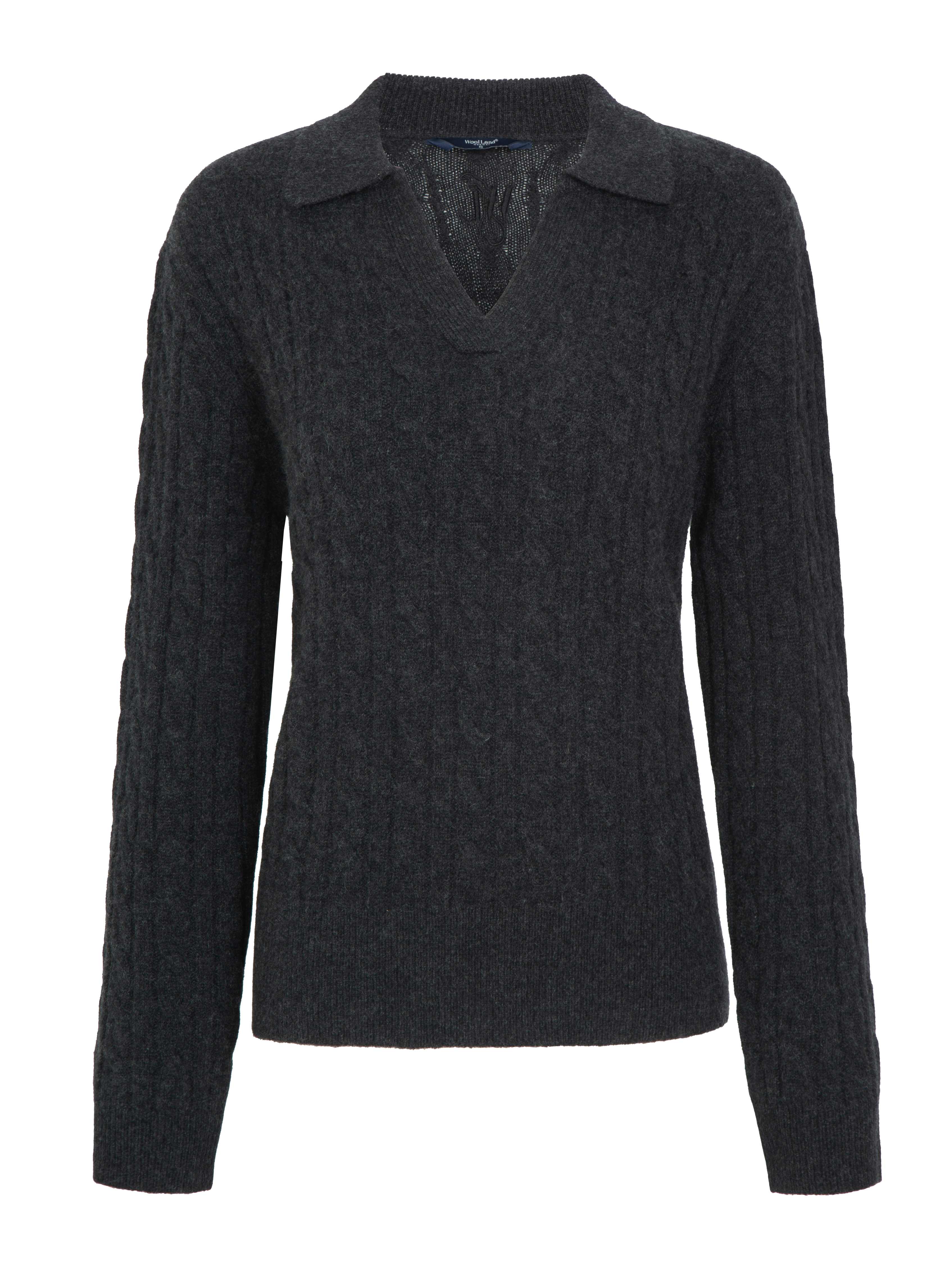 Vestli Kabelstrikket genser  Grey