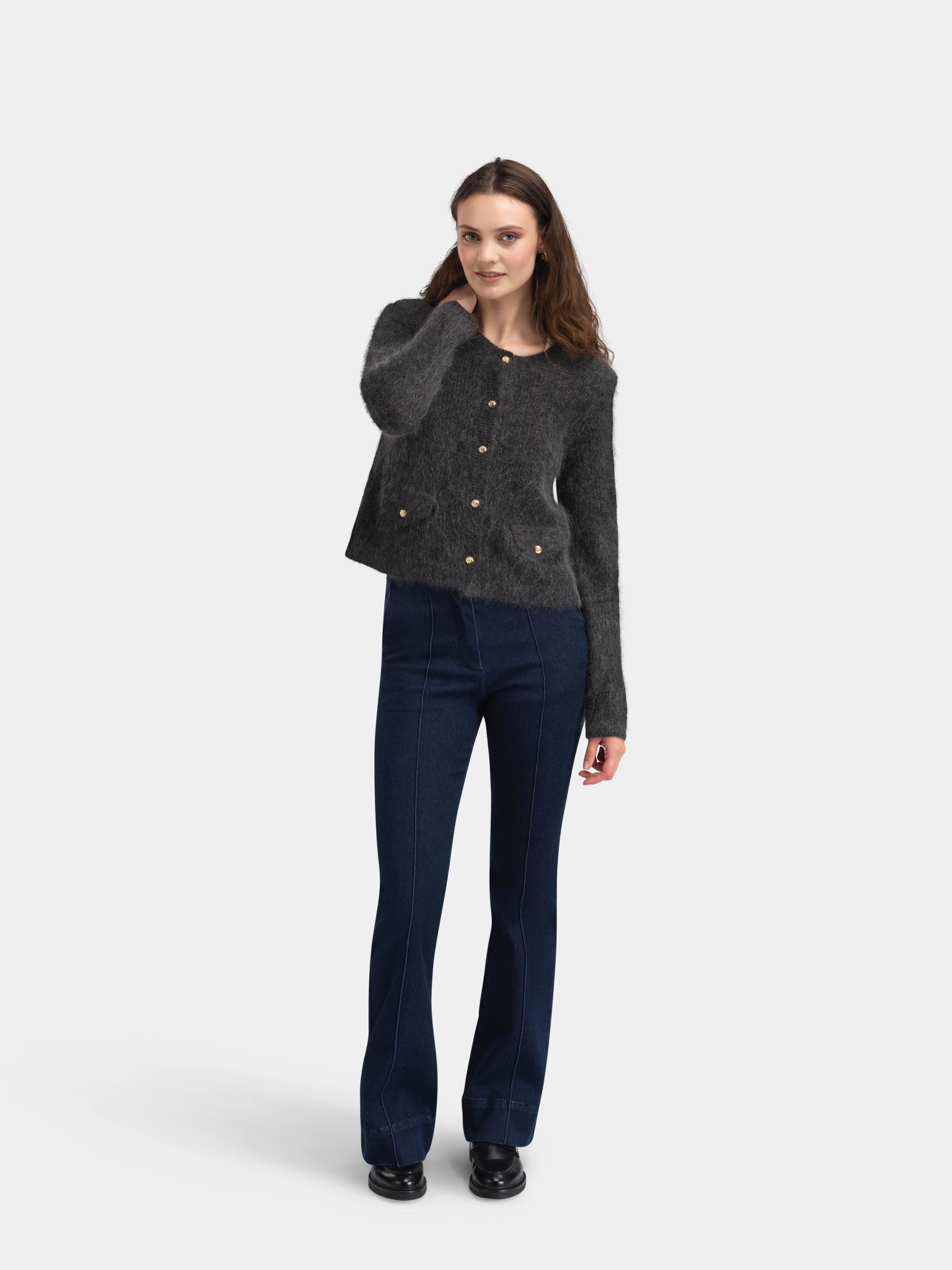 Veten Ulljeans - Long  Dark Blue