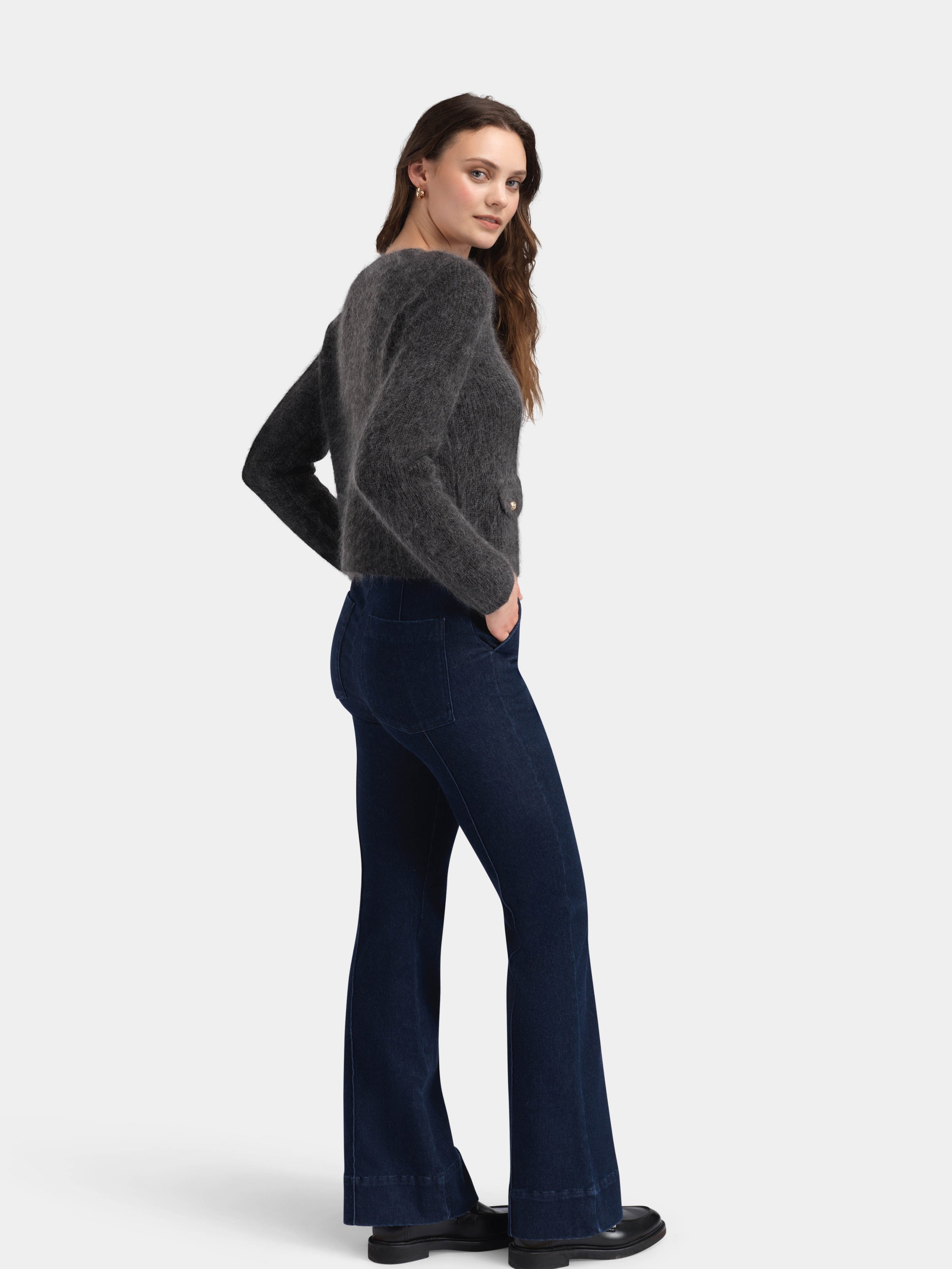 Veten Ulljeans - Long  Dark Blue