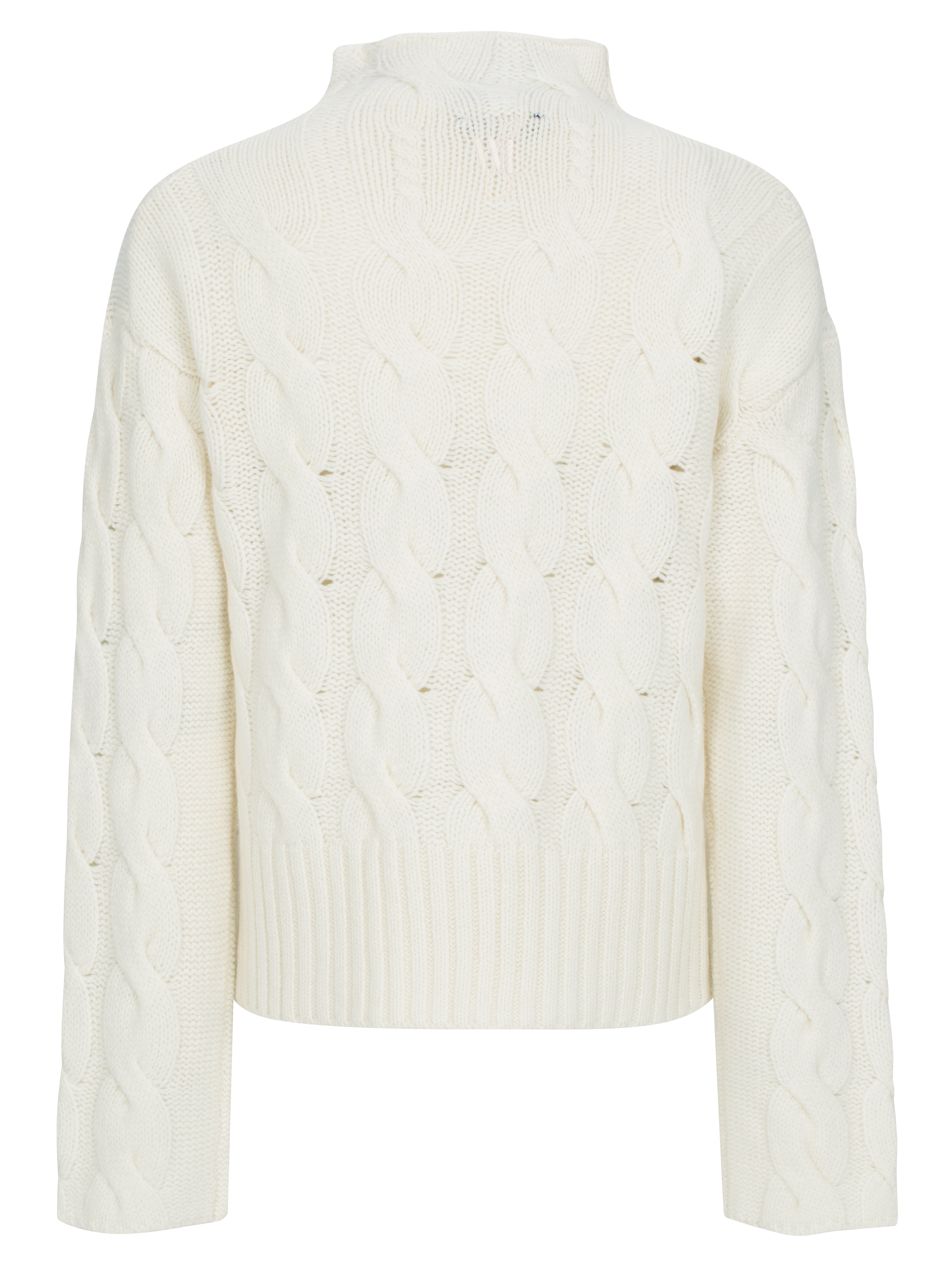 Vindfjellet Cable Sweater Woman White