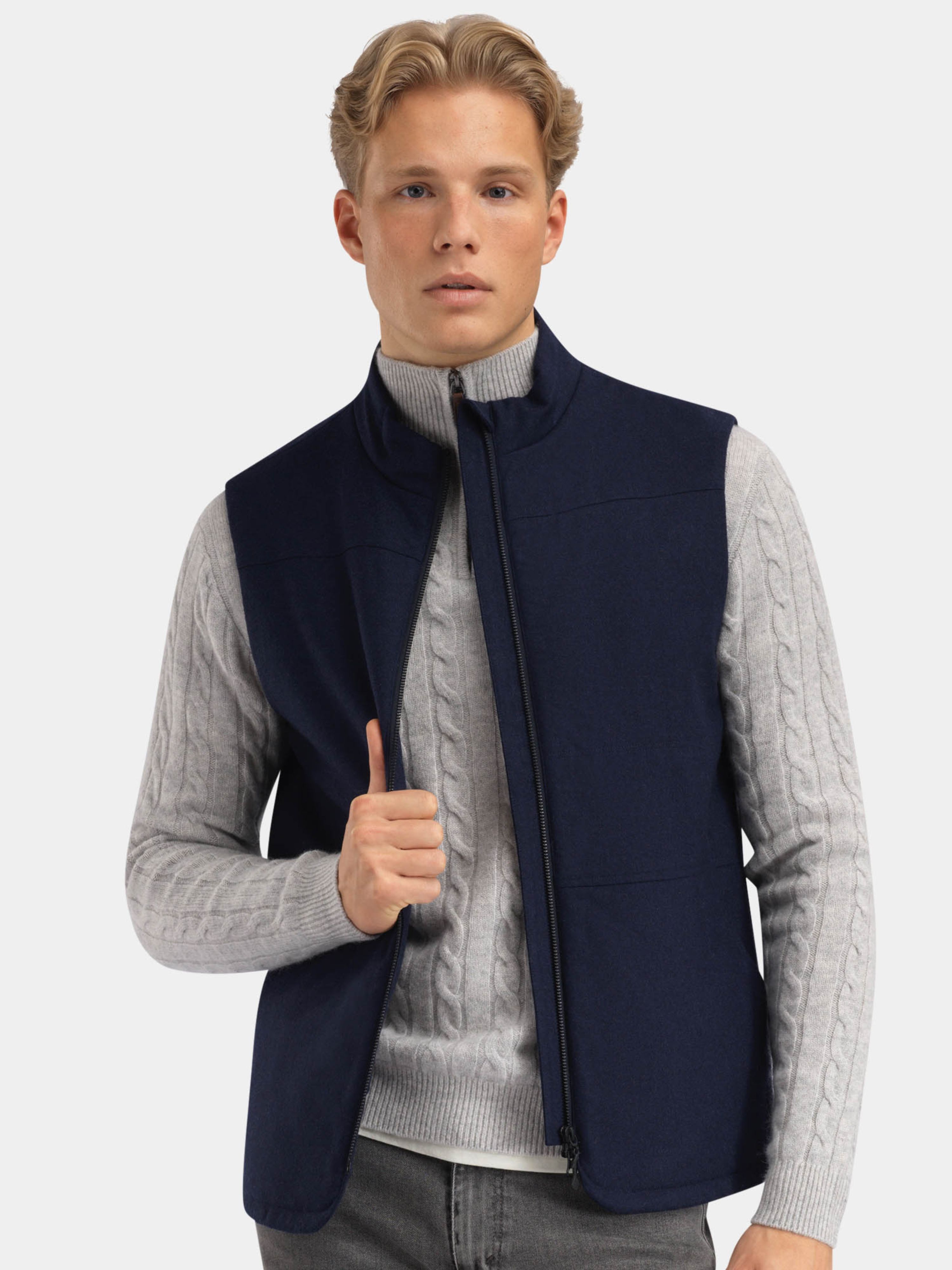 Dovrefjell Ullvest Dark Blue