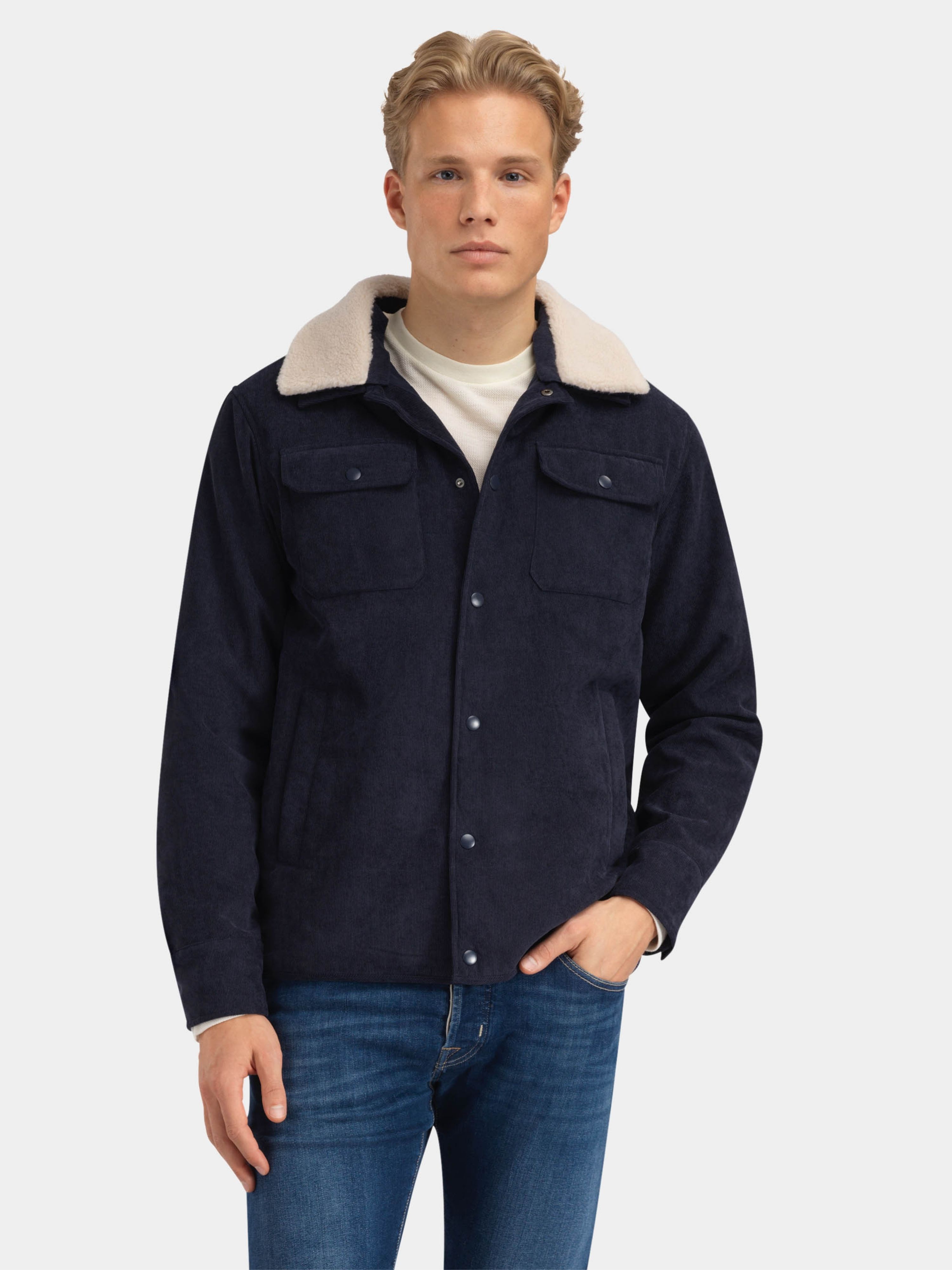 Eidselva Cord Jacket Man Dark Blue