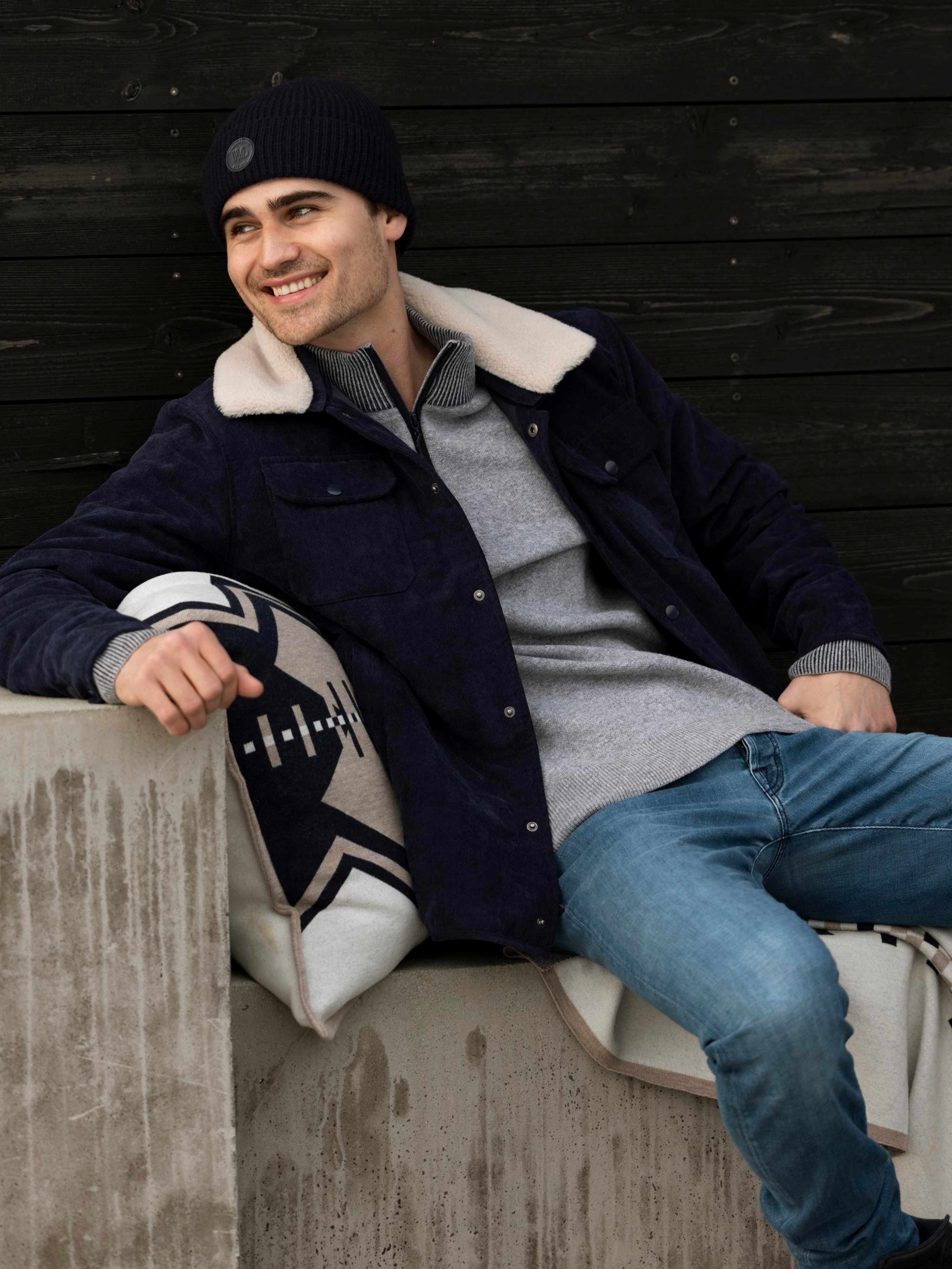 Eidselva Cord Jacket Man Dark Blue