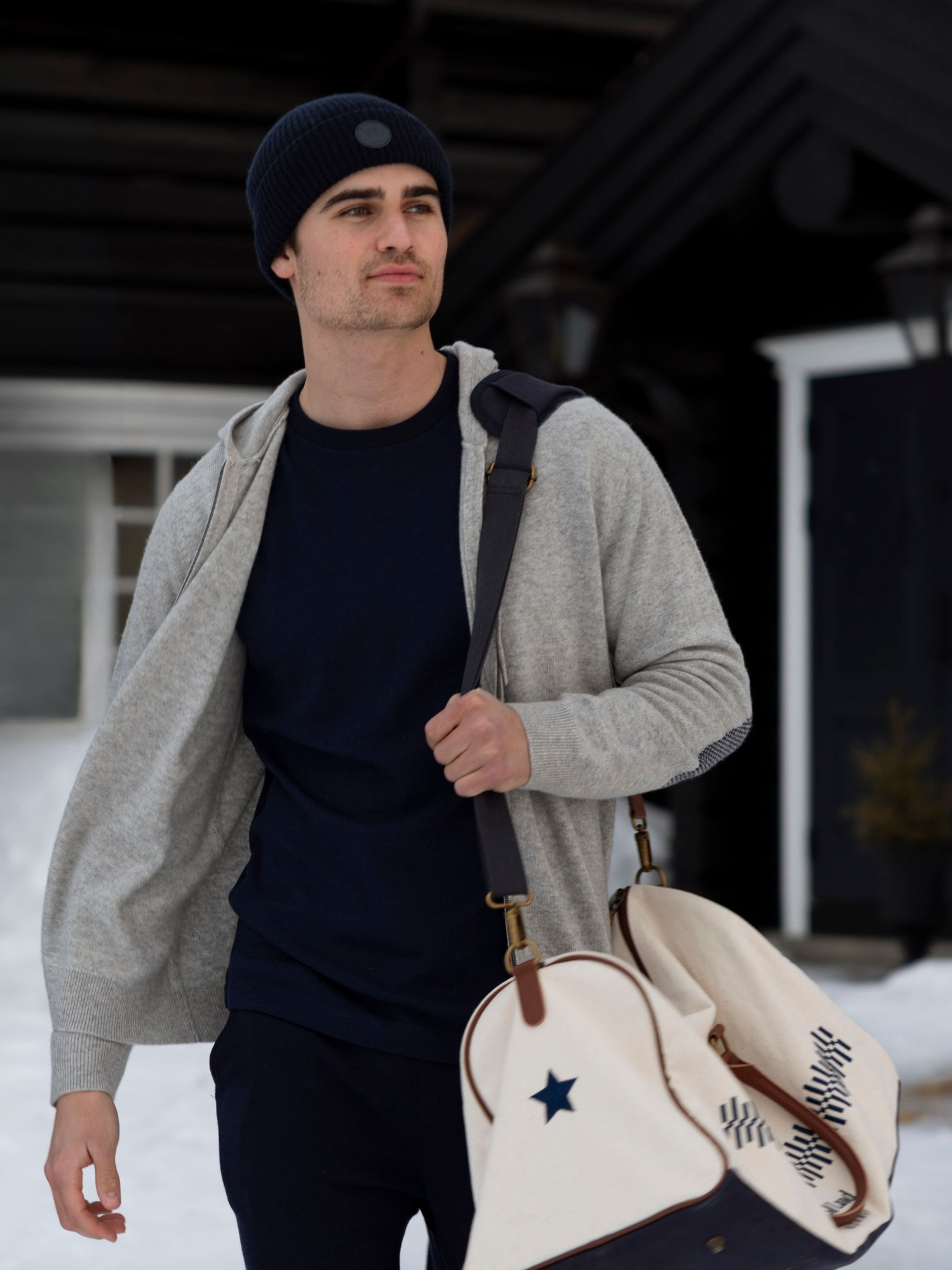 Grønli Kashmir Jakke Grey Melange