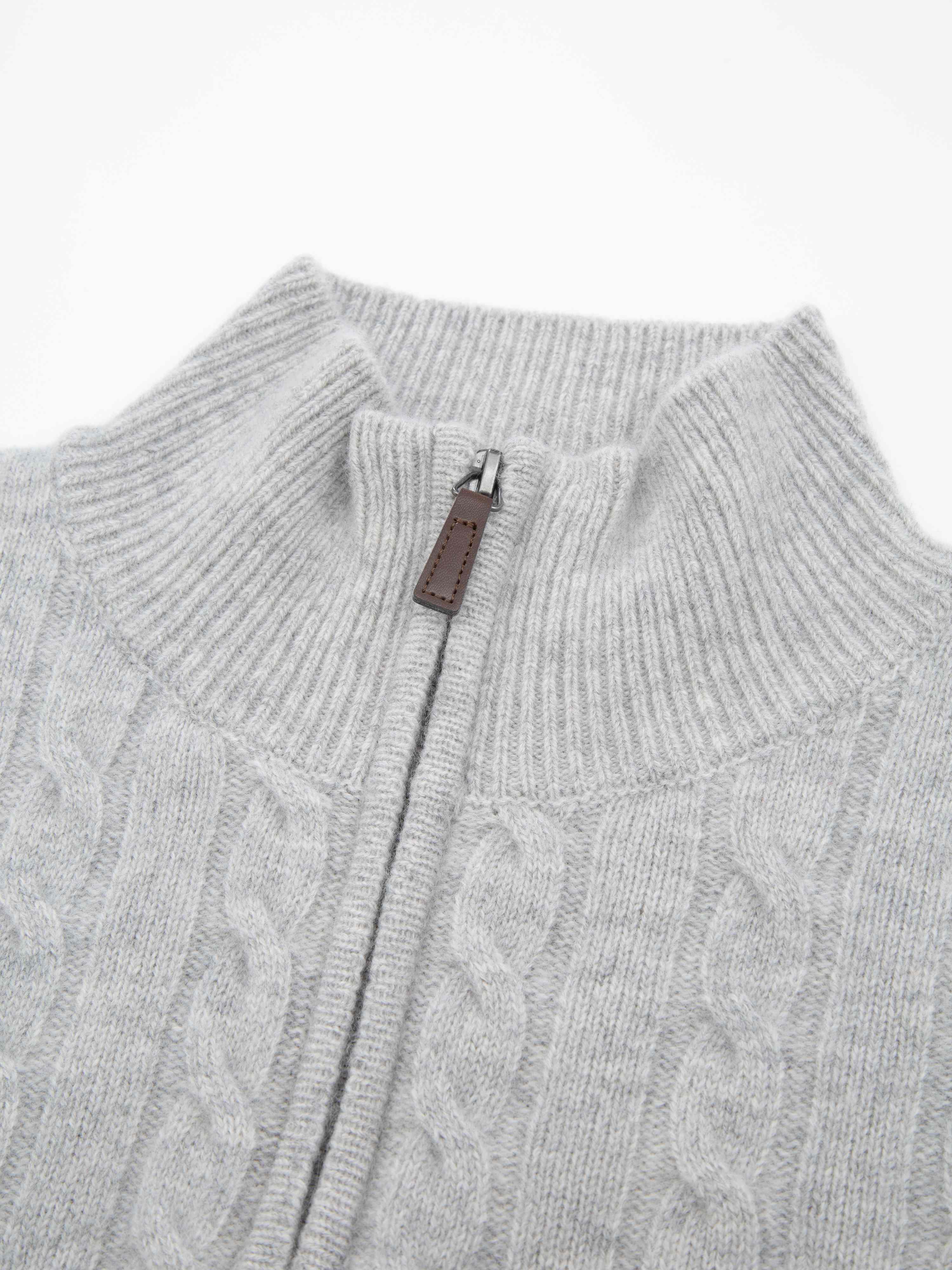 Numedalsvågen Kashmir genser  Grey Melange