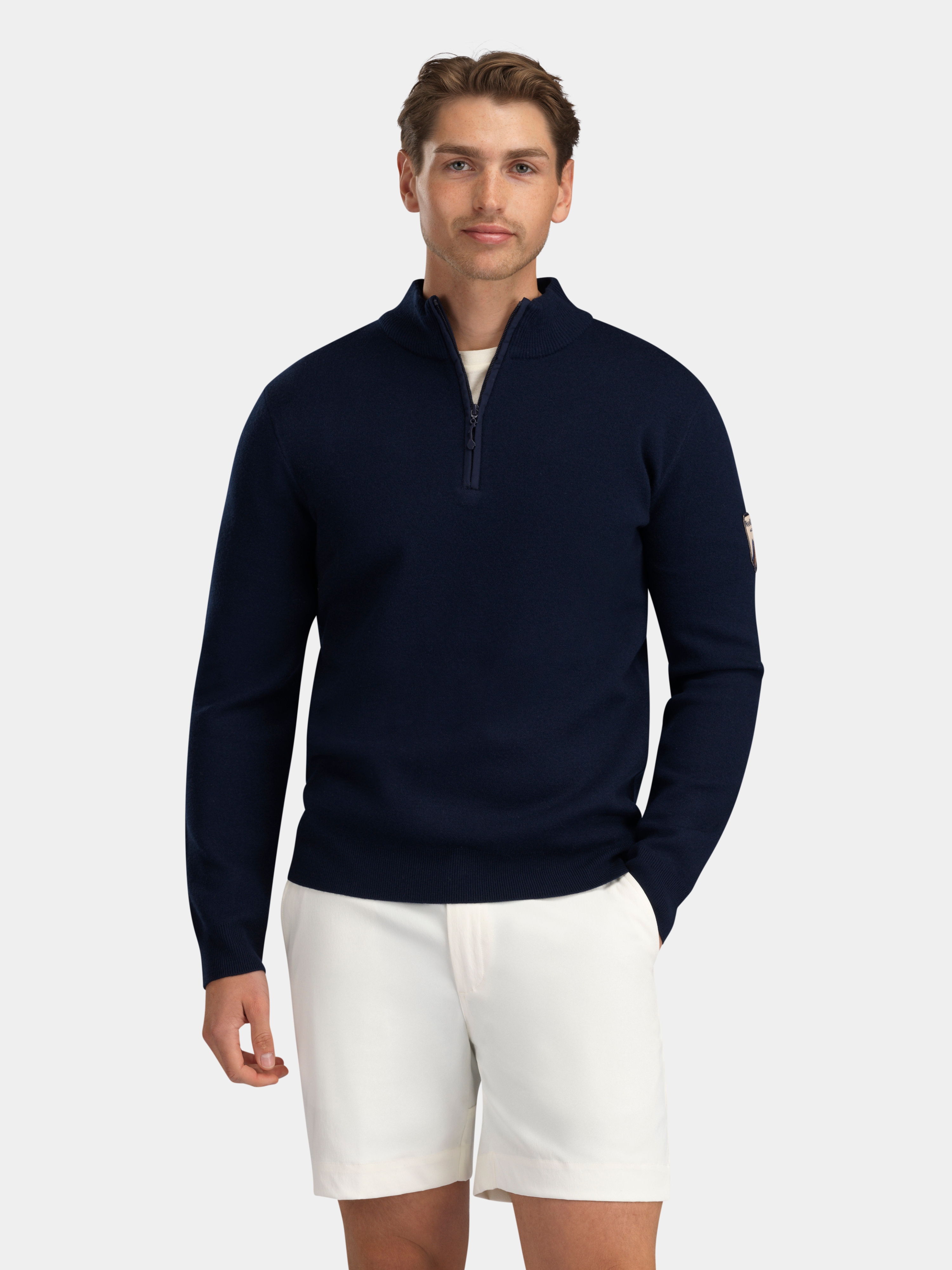 Tydal Knitted Sweater Dark Blue