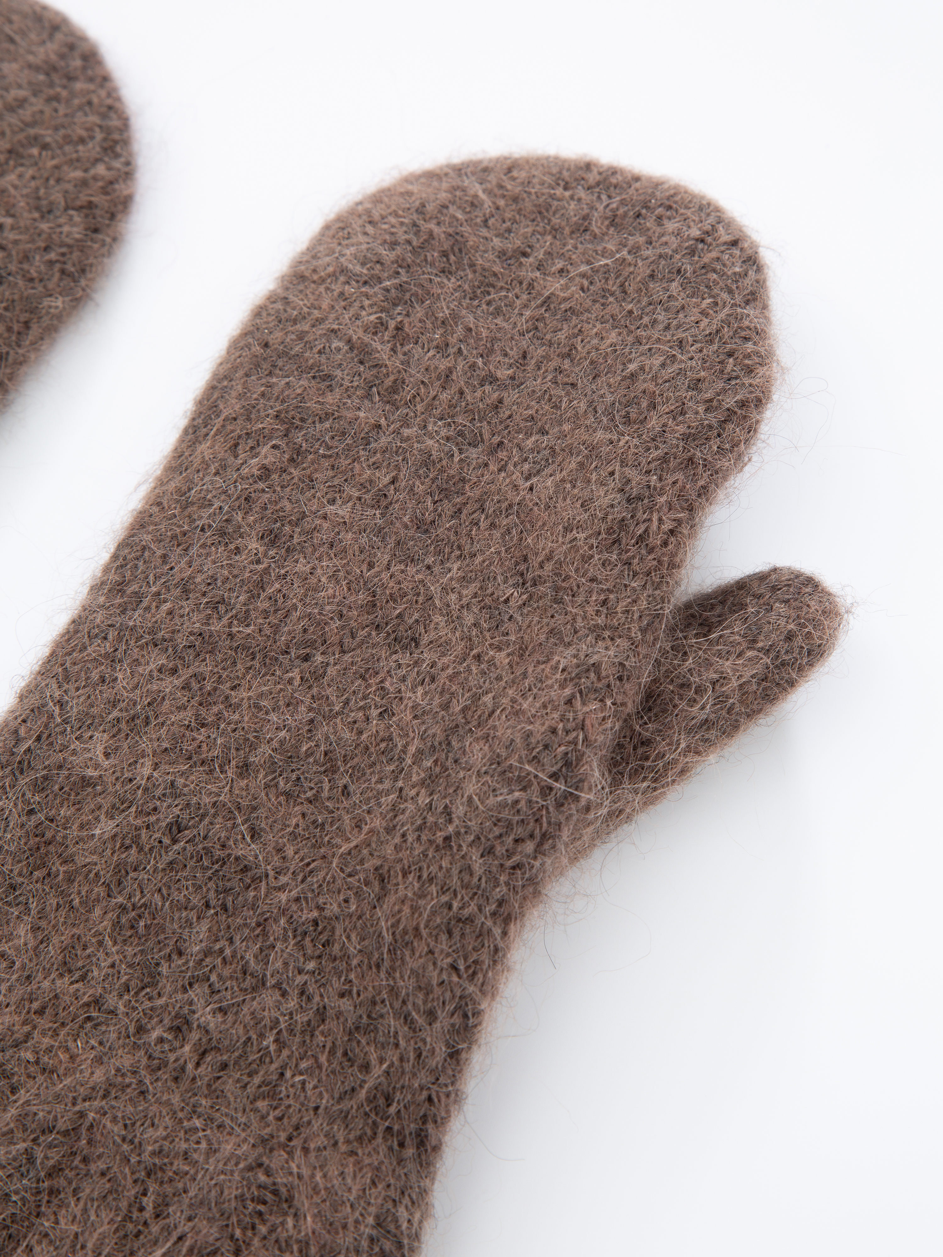 Raulandtind Knitted Mittens  Mocca