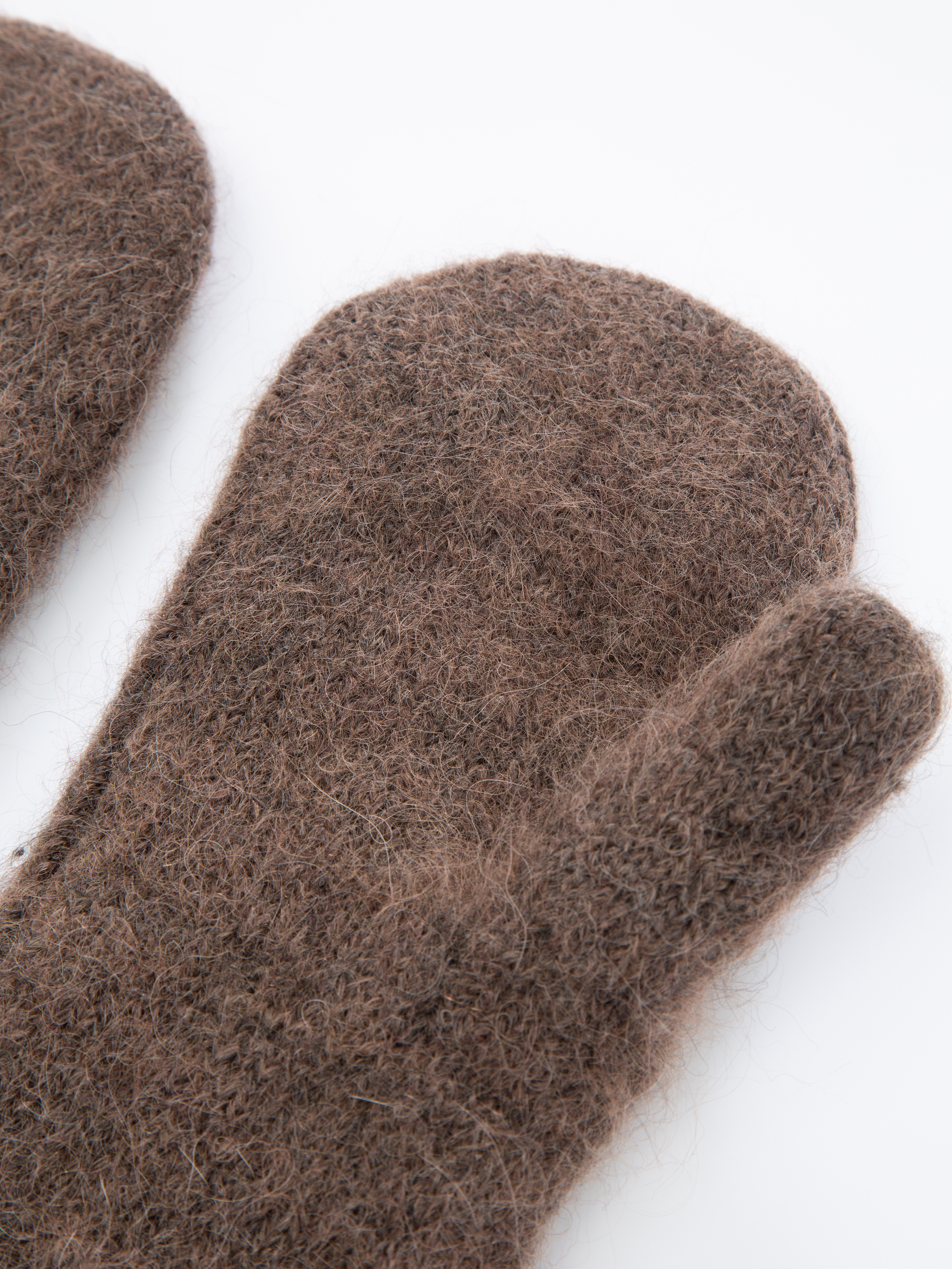 Raulandtind Knitted Mittens  Mocca