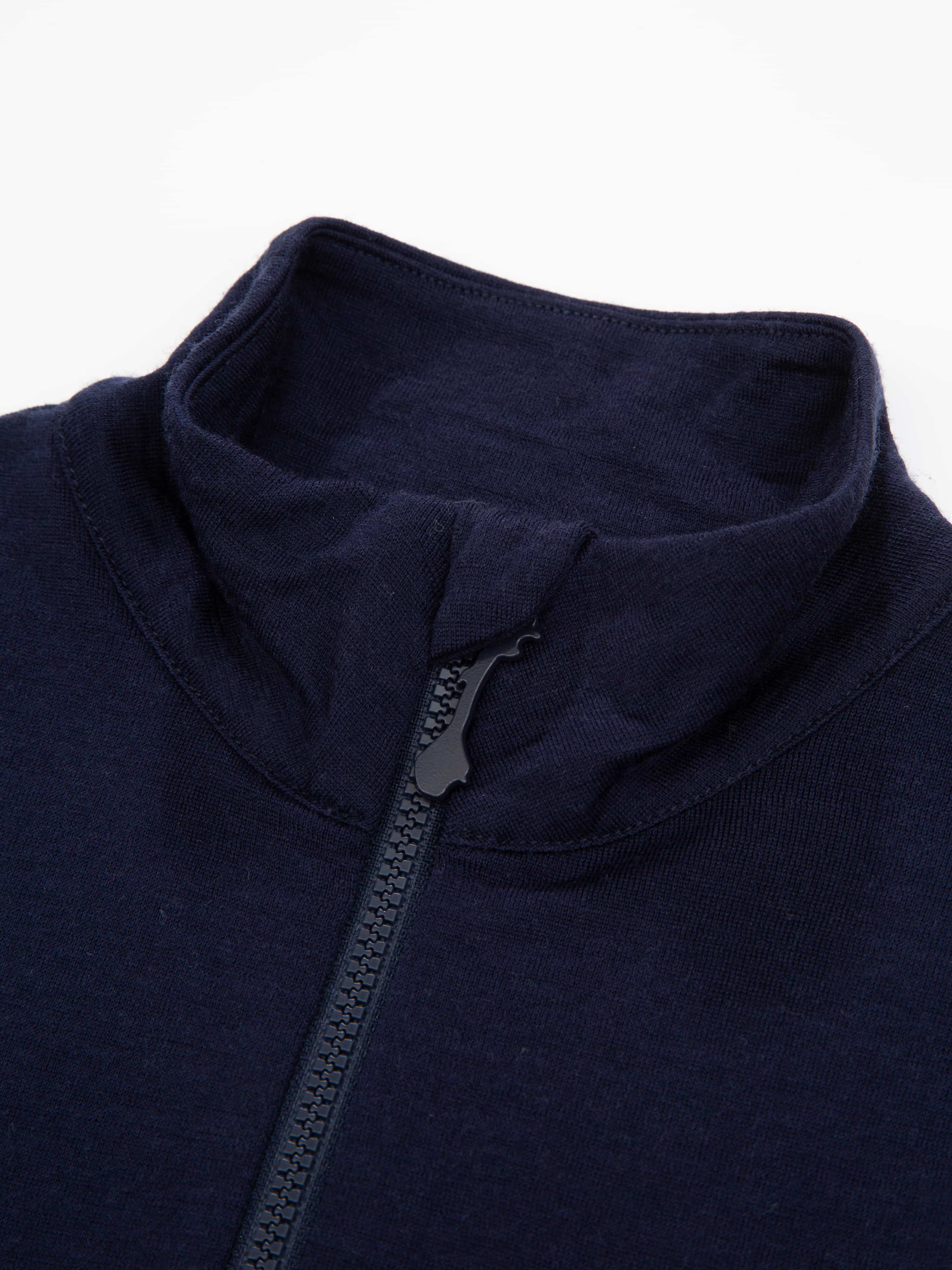 Sarpsborg Half-Zip Ulltrøye Blue Ink