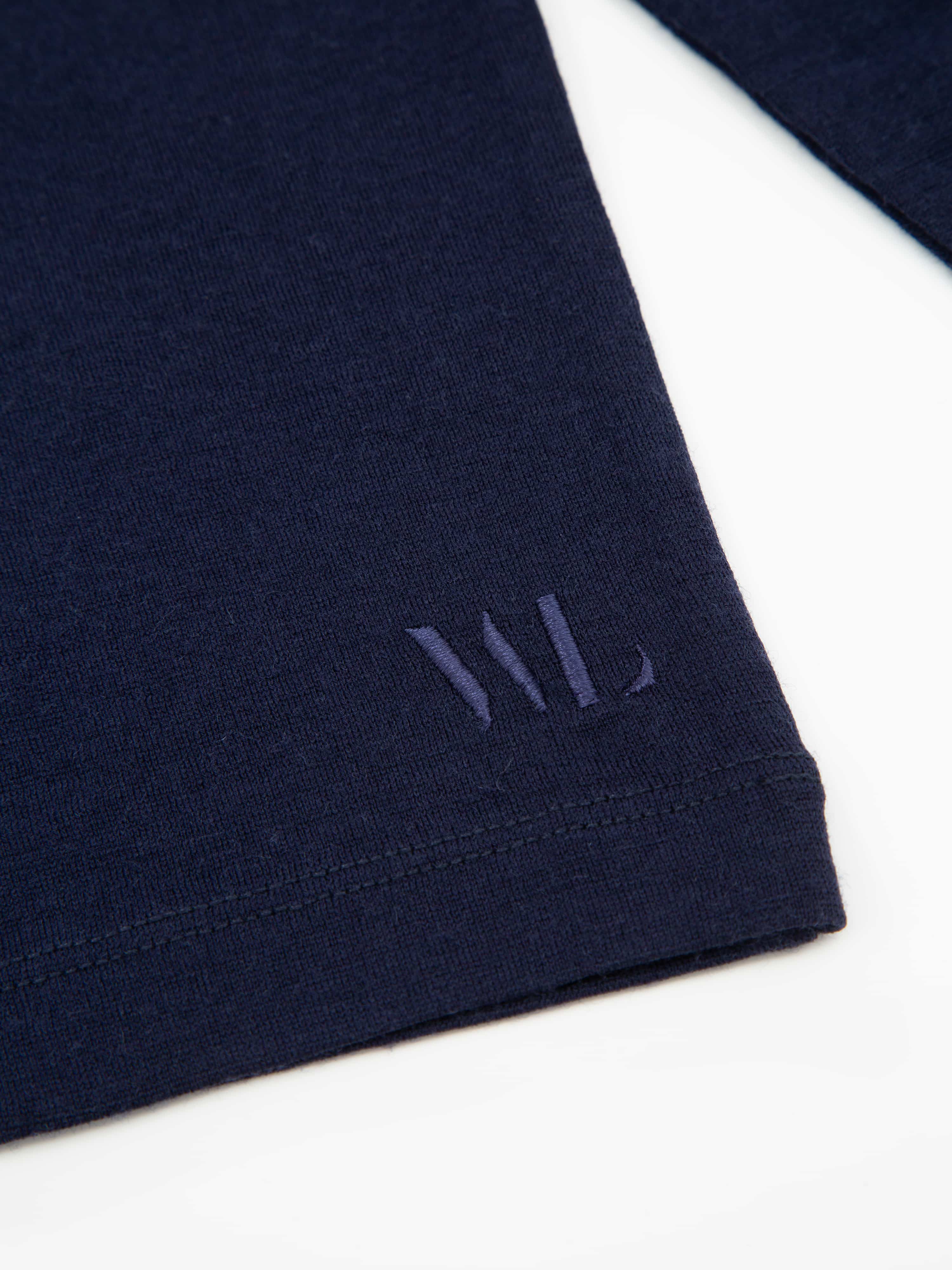 Sarpsborg Half-Zip Ulltrøye Blue Ink