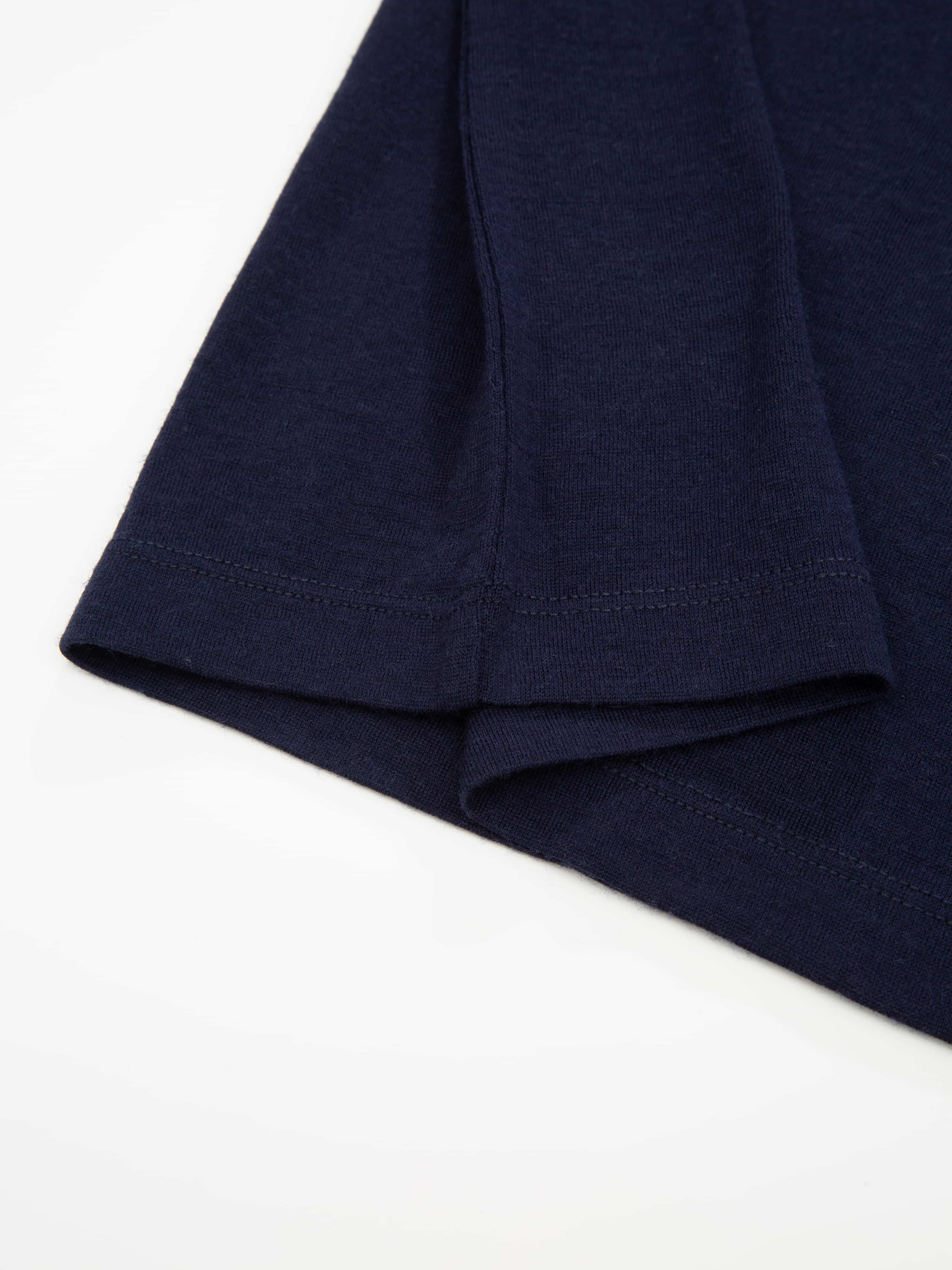 Sarpsborg Half-Zip Ulltrøye Blue Ink