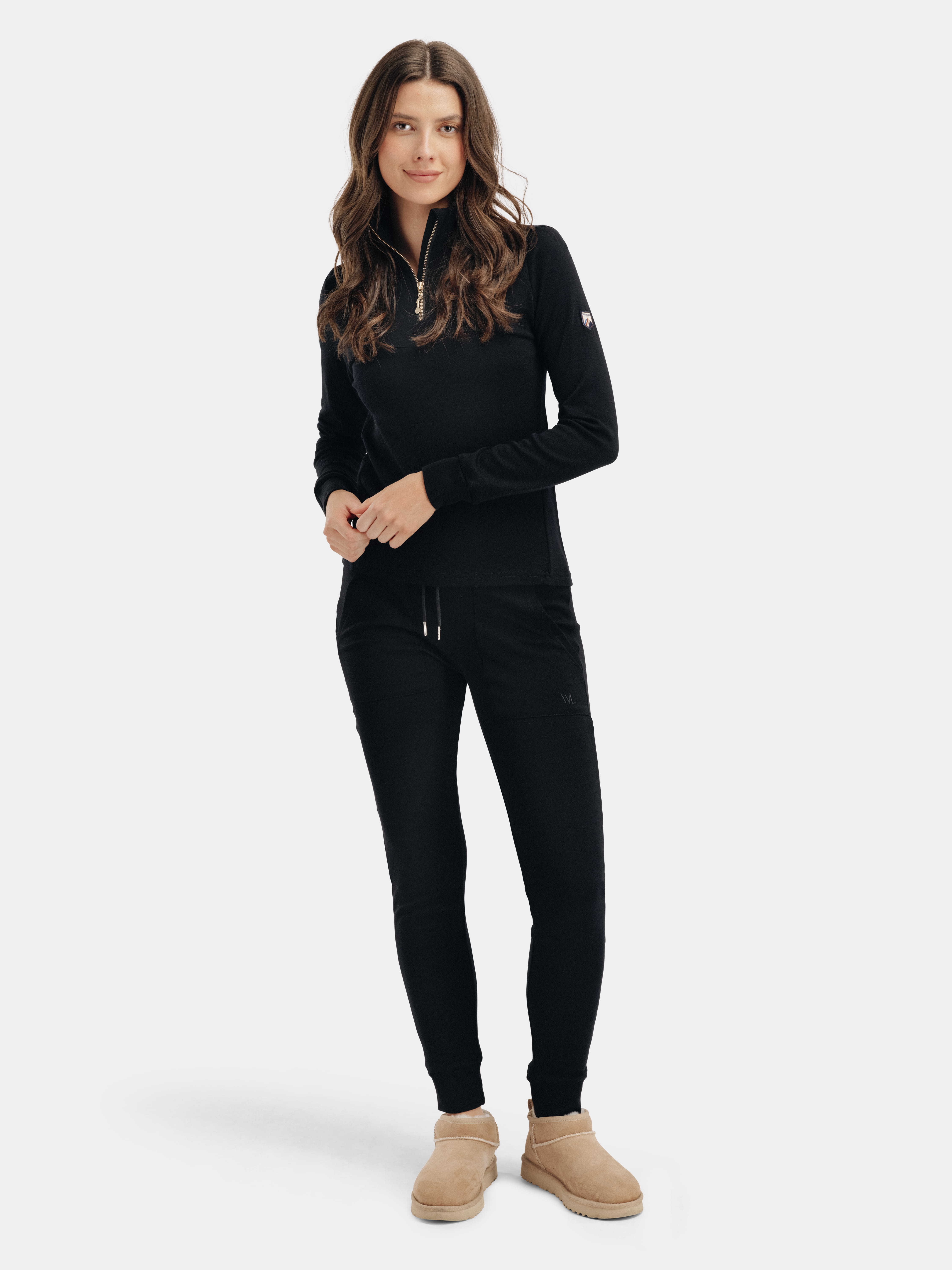 Glomfjord Merino Top Black