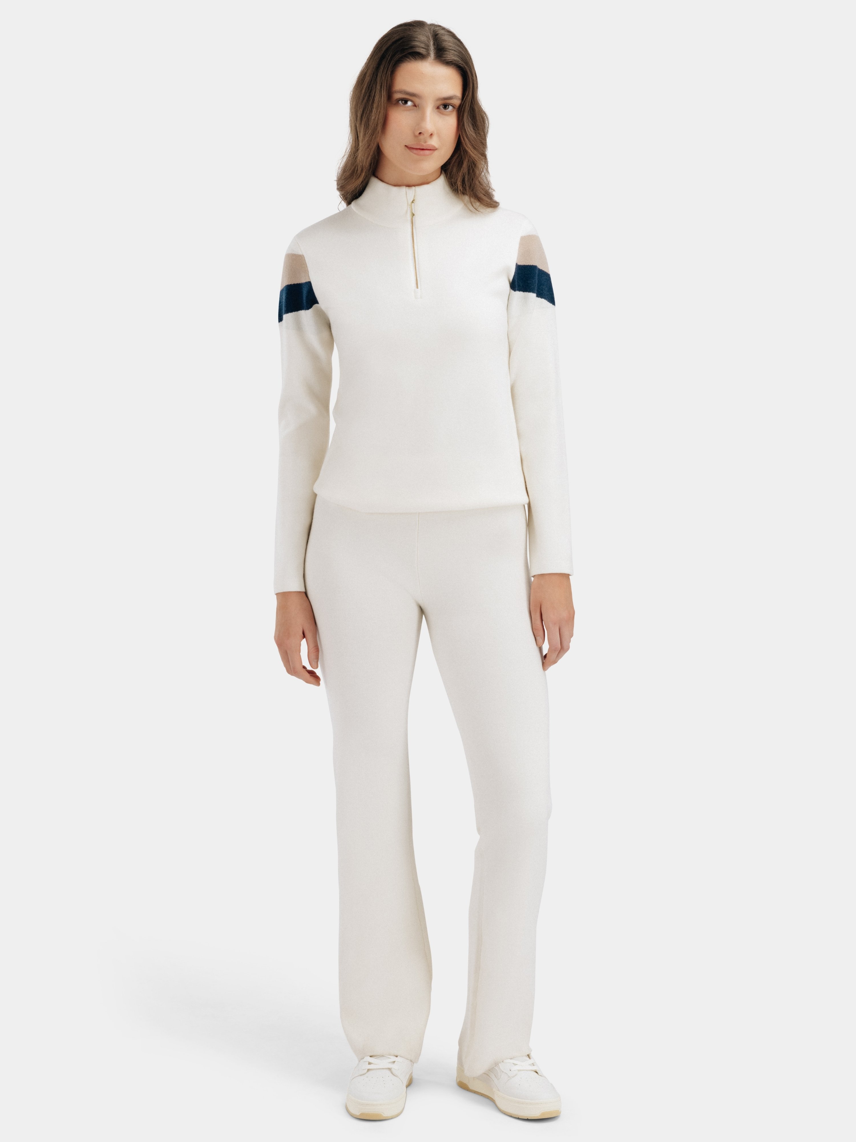 Hemsedal Knitted Pants White Swan