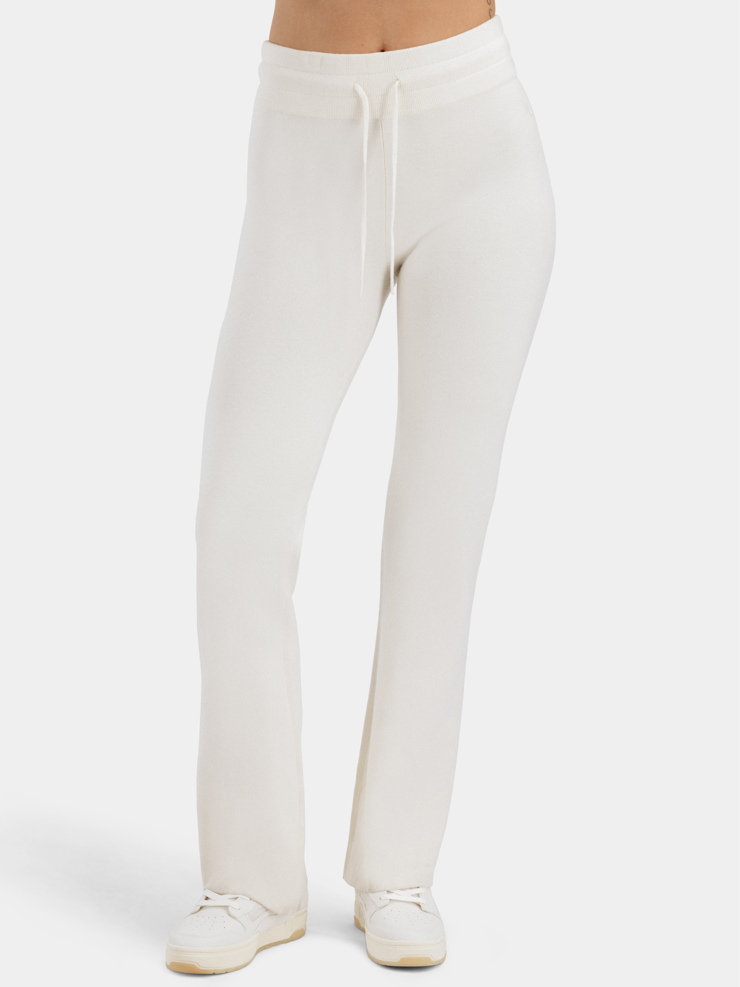 Hemsedal Knitted Pants White Swan