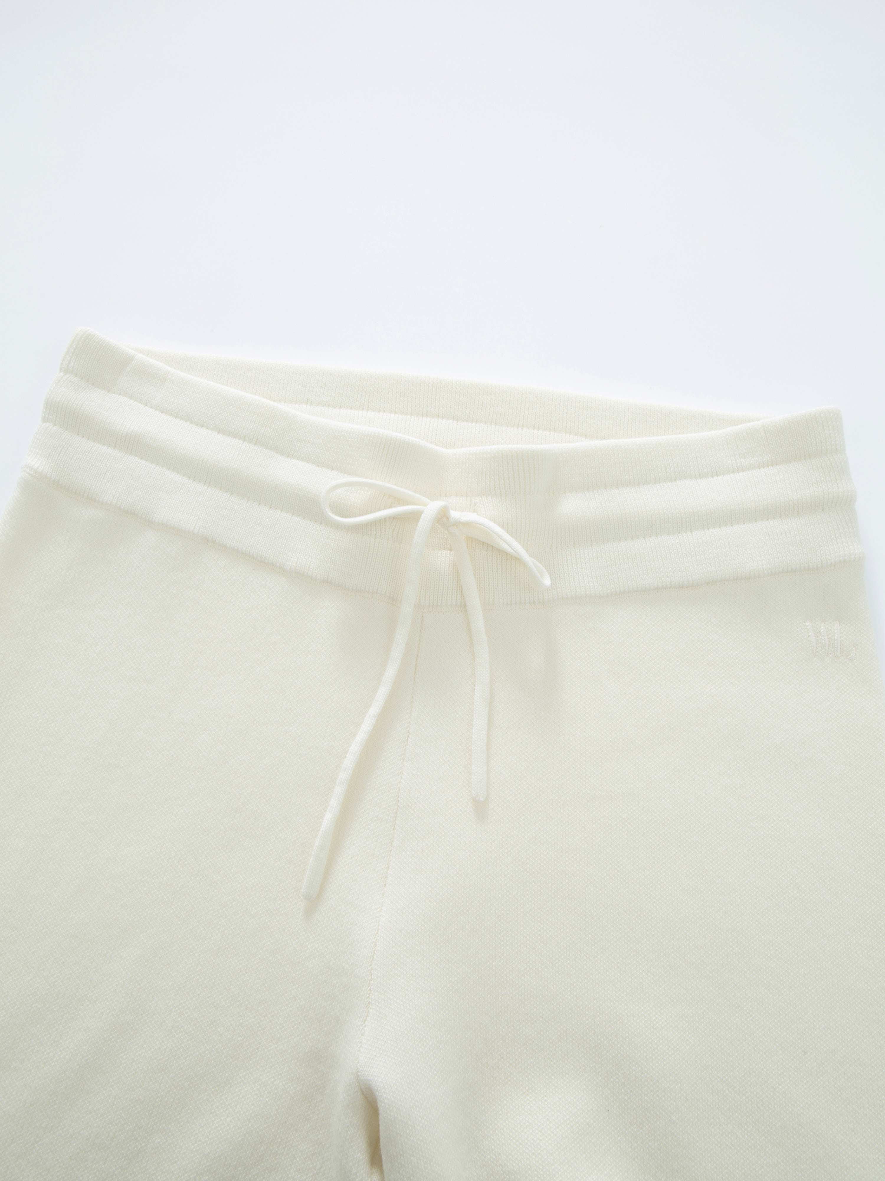 Hemsedal Knitted Pants White Swan