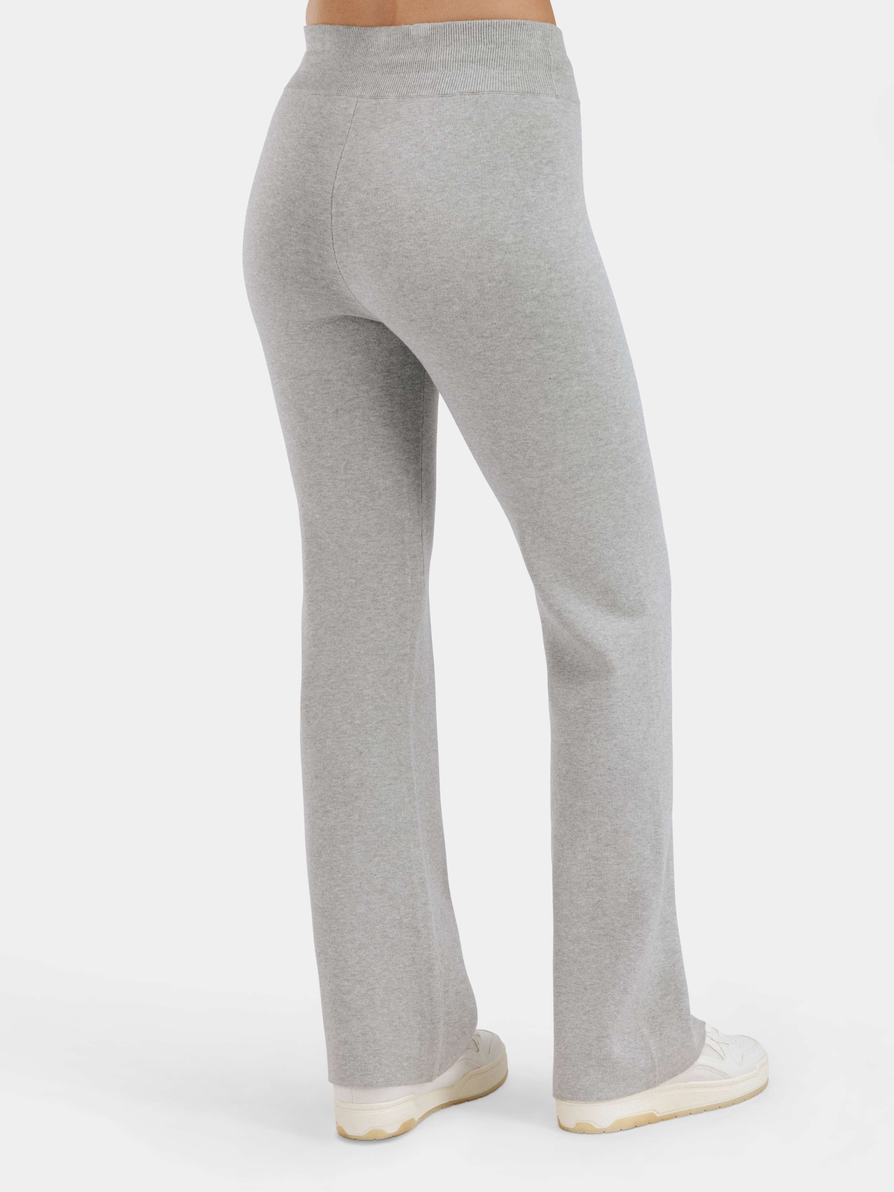 Hemsedal Knitted Pants Grey Melange