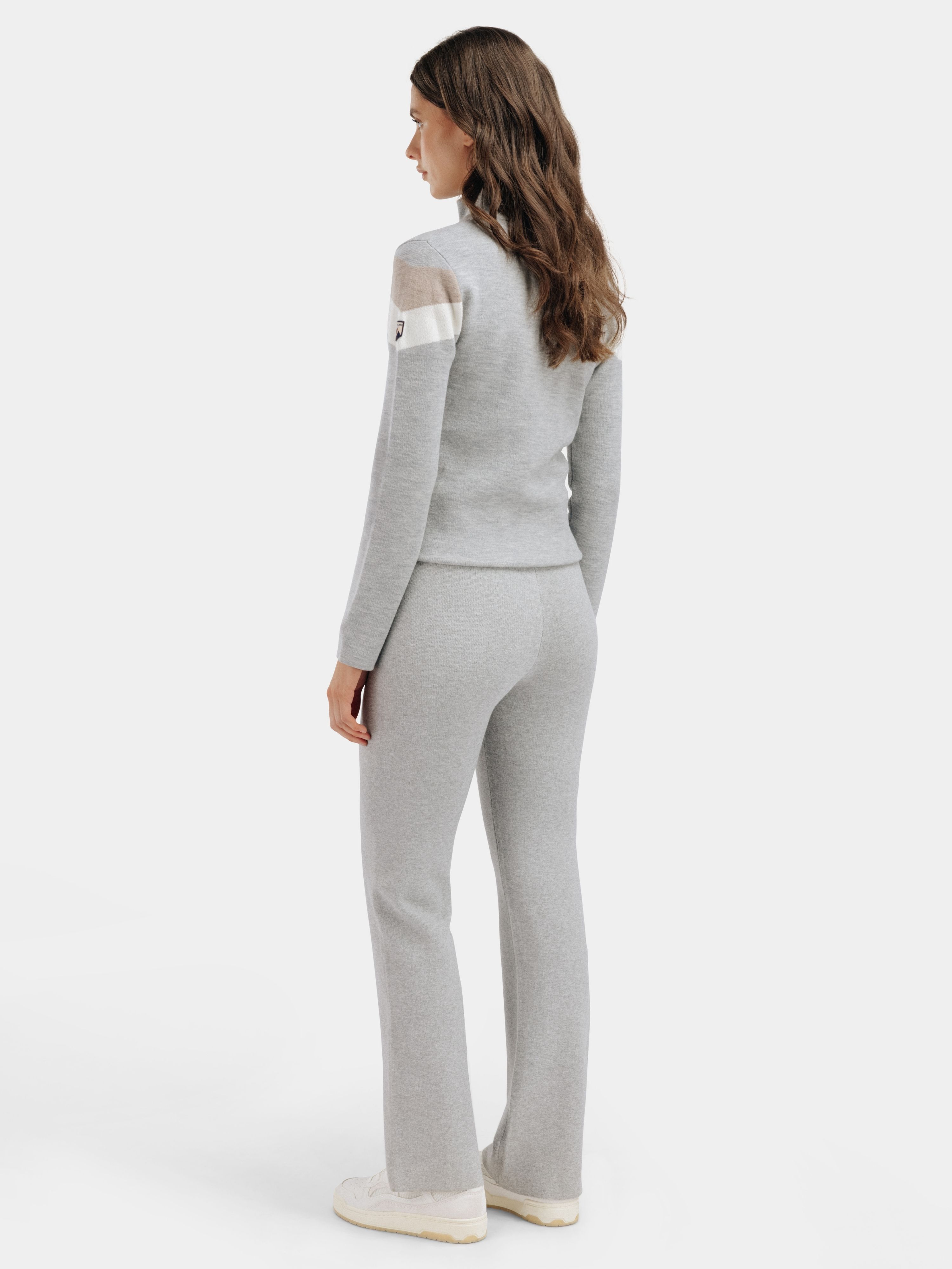 Hemsedal Knitted Pants Grey Melange
