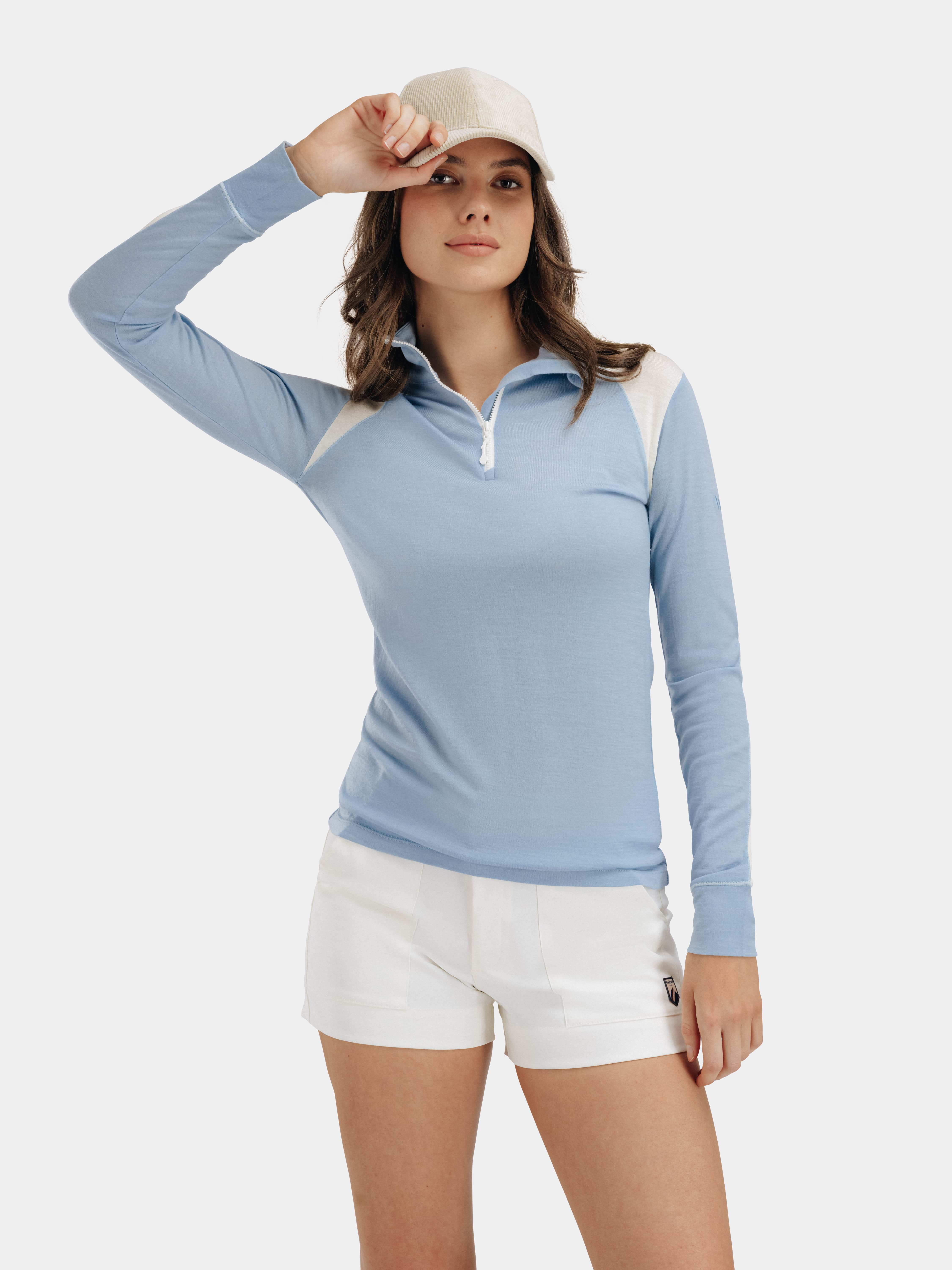 Hilleknuten Long Sleeve Sweater Light Sky