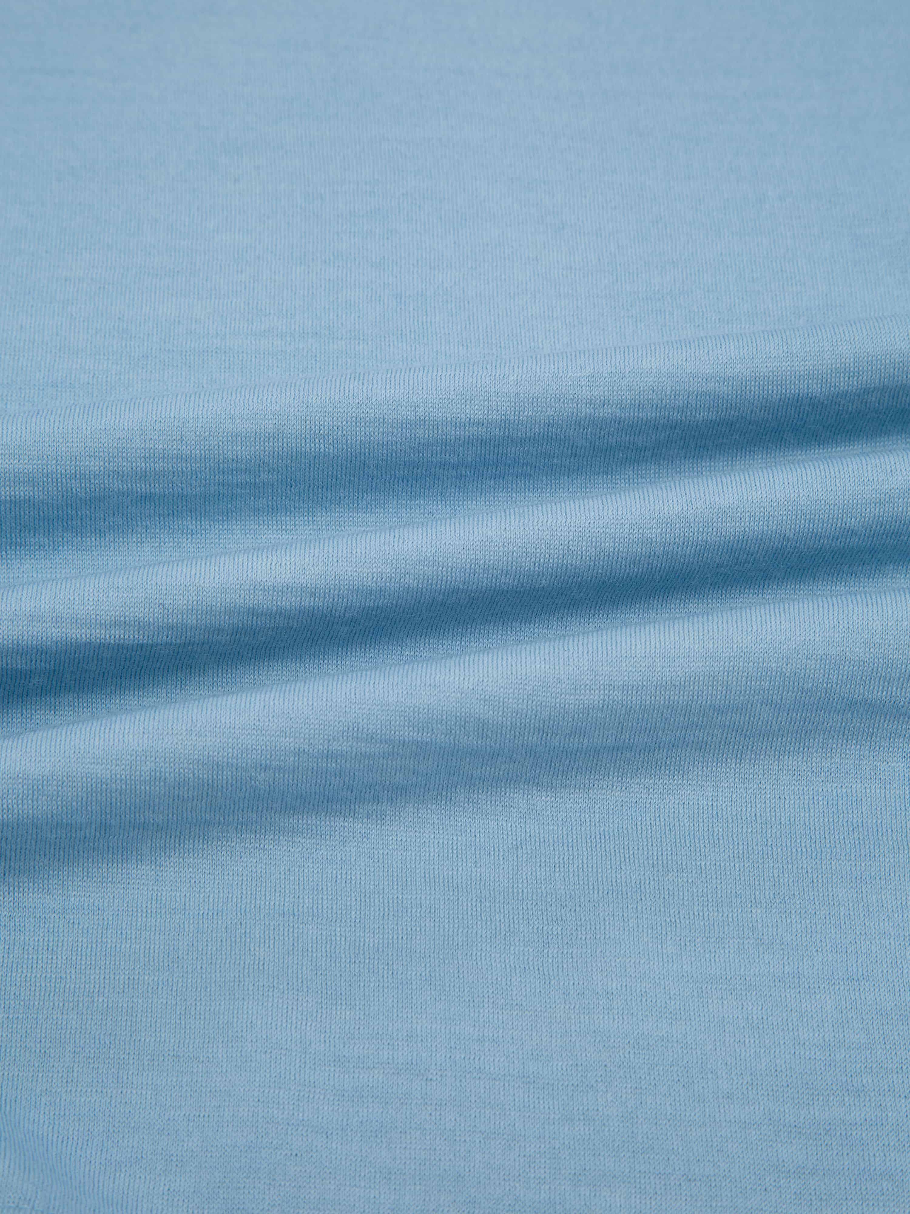 Hilleknuten Short Sleeve Top Light Sky