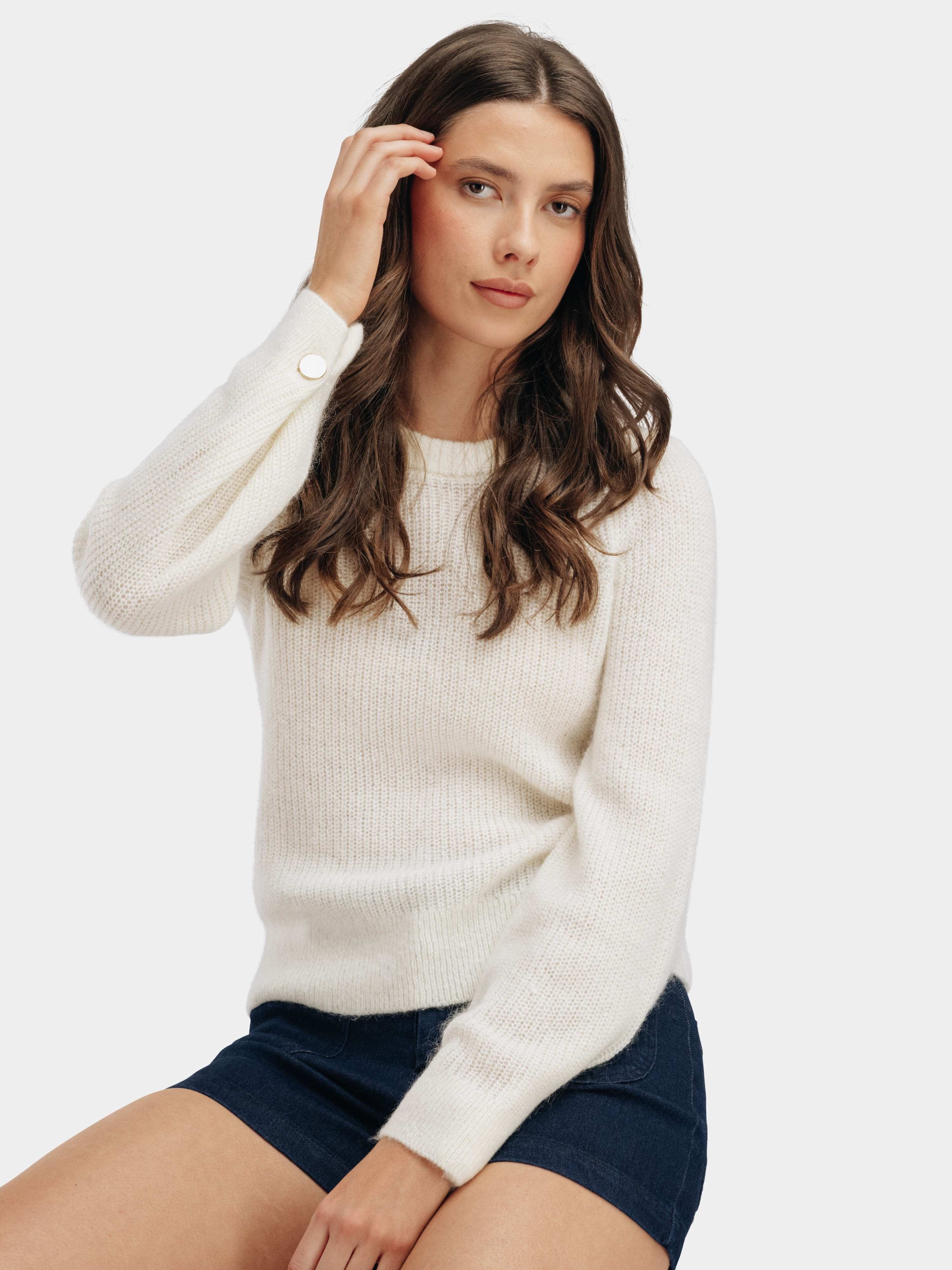 Lista Knitted Sweater Light Beige