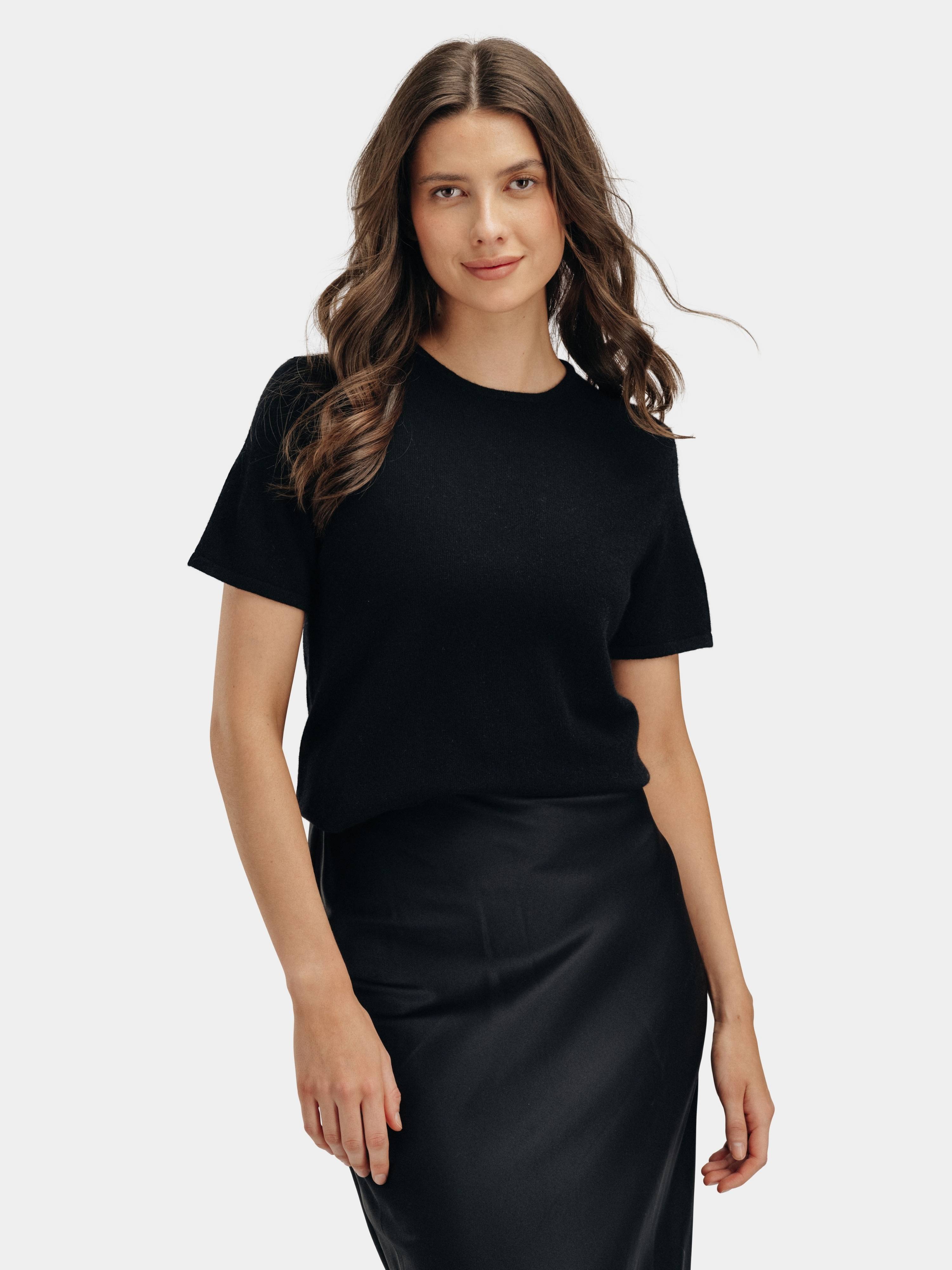 Loftet Cashmere T-Shirt Black