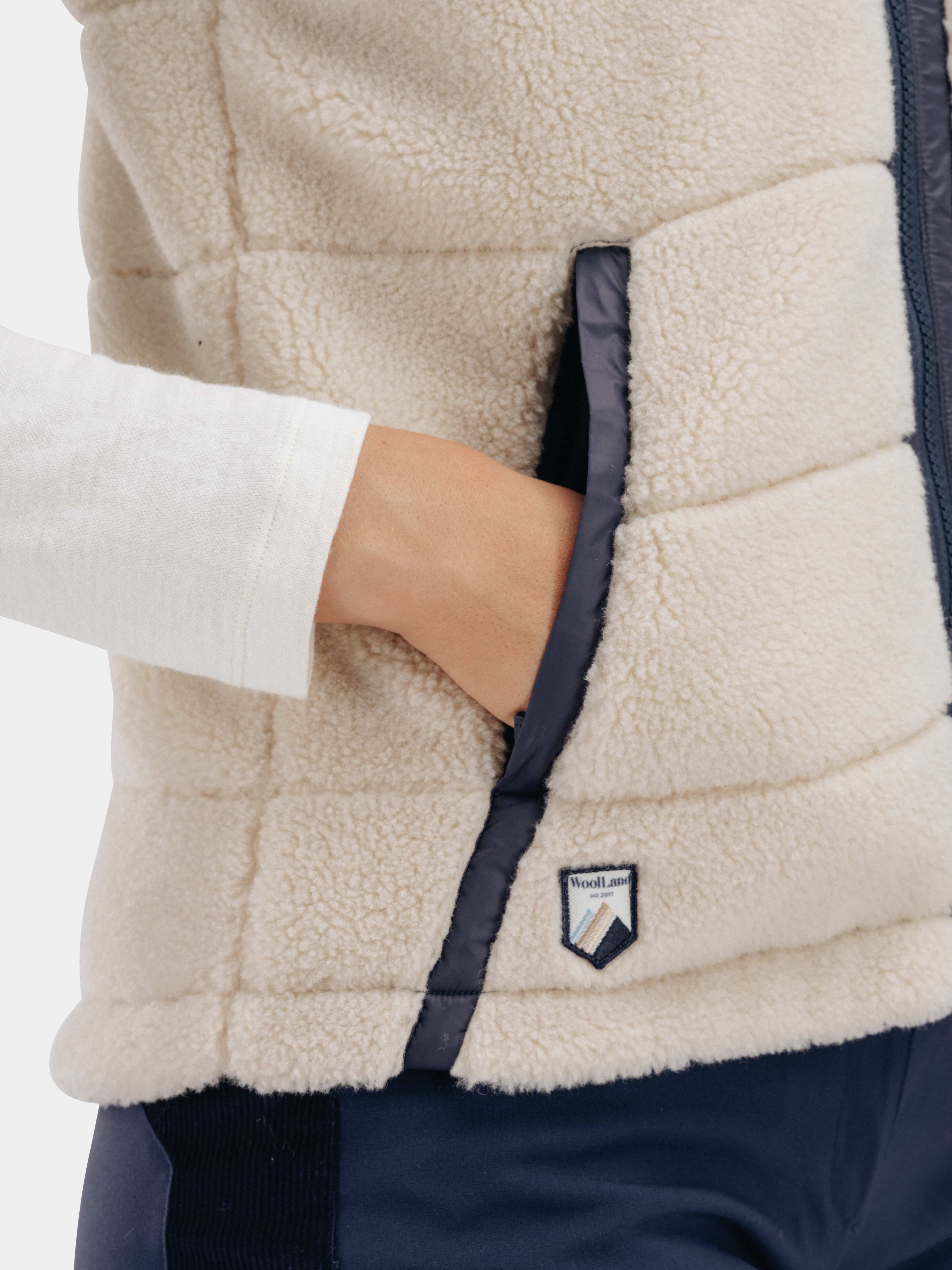 Nusfjord Fleece Vest  Sheep
