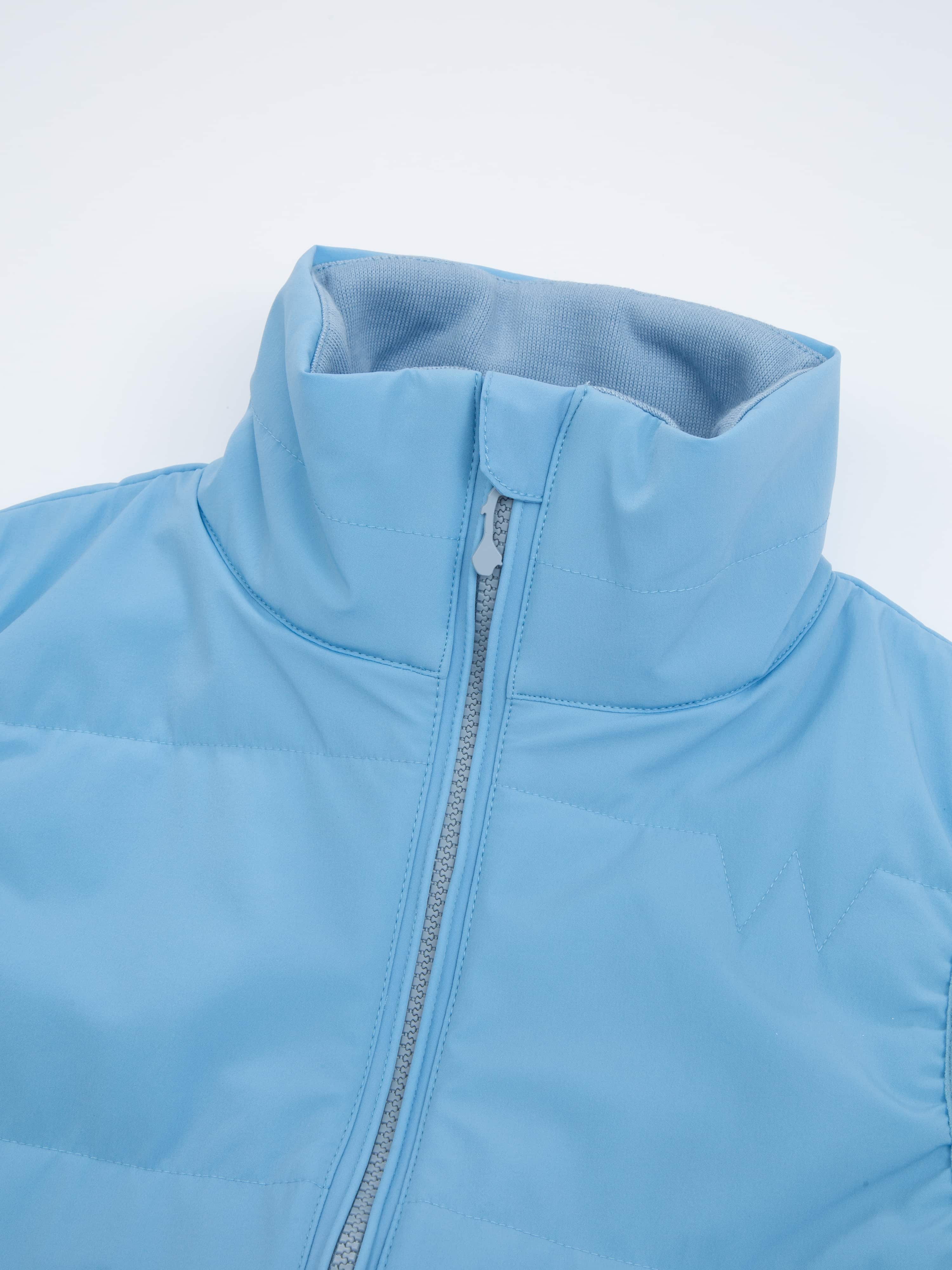 Rena Vest With Wool Padding Light Sky