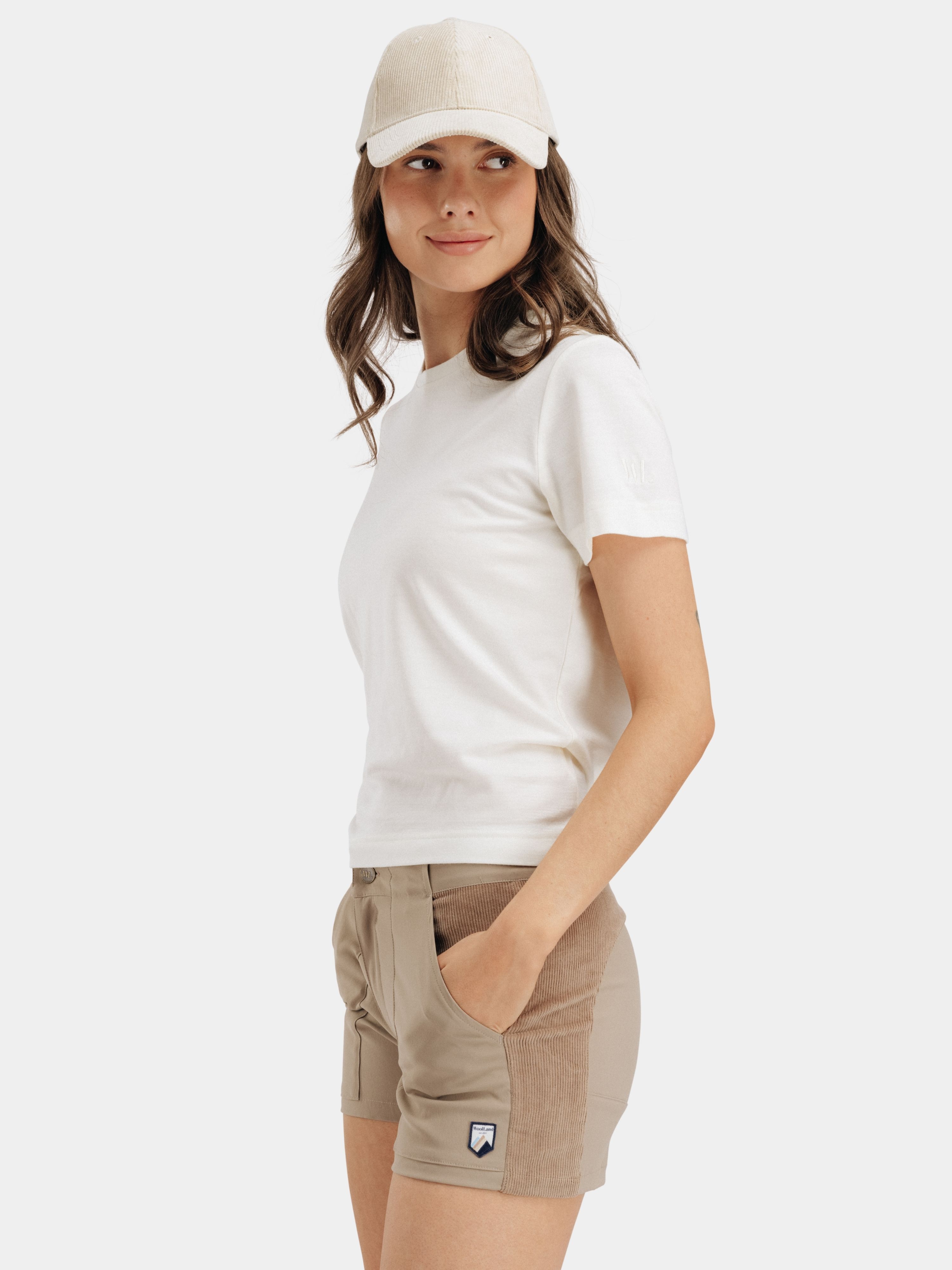 Romsdalseggen Courderoy Shorts  Driftwood