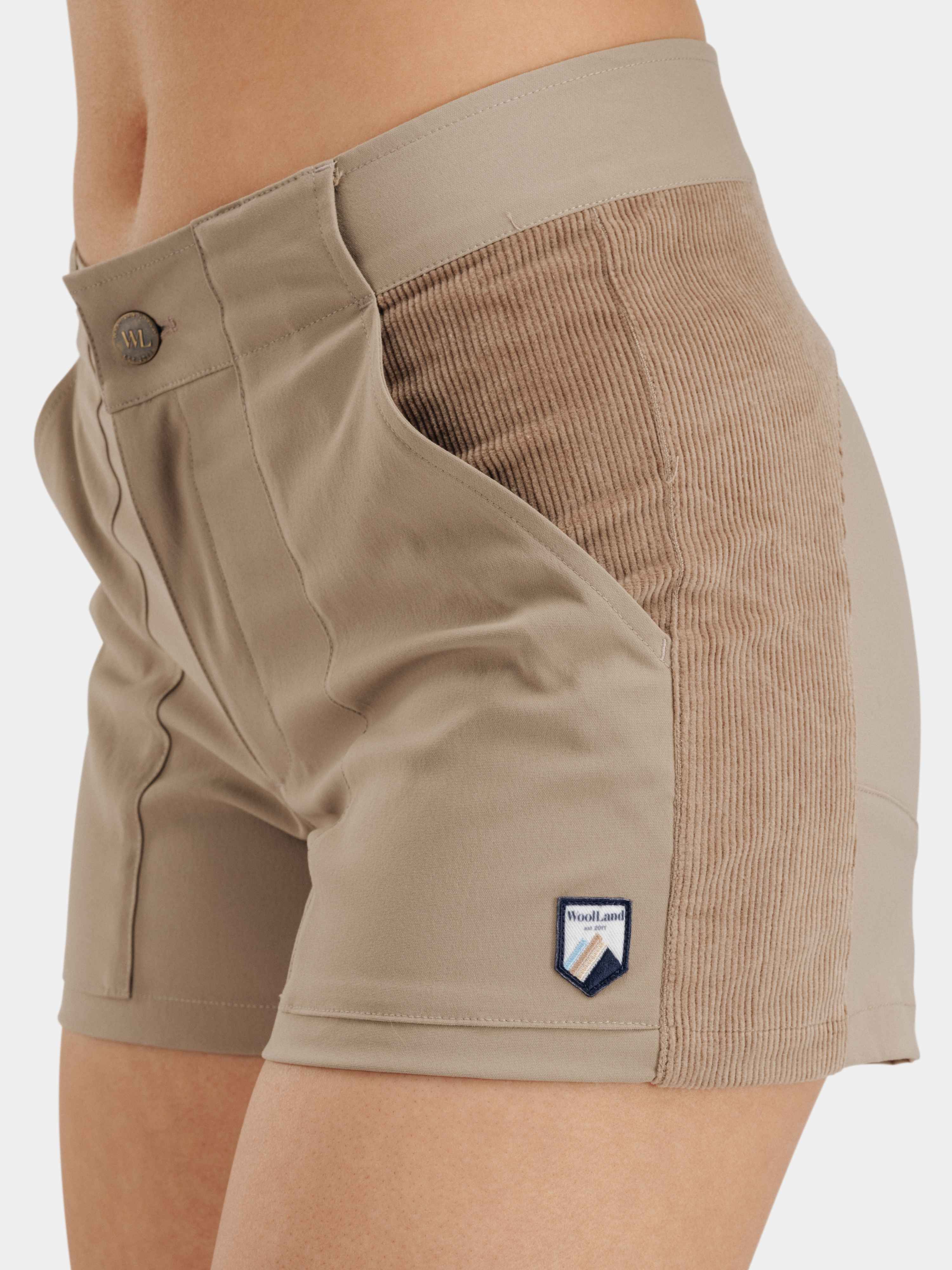 Romsdalseggen Courderoy Shorts  Driftwood