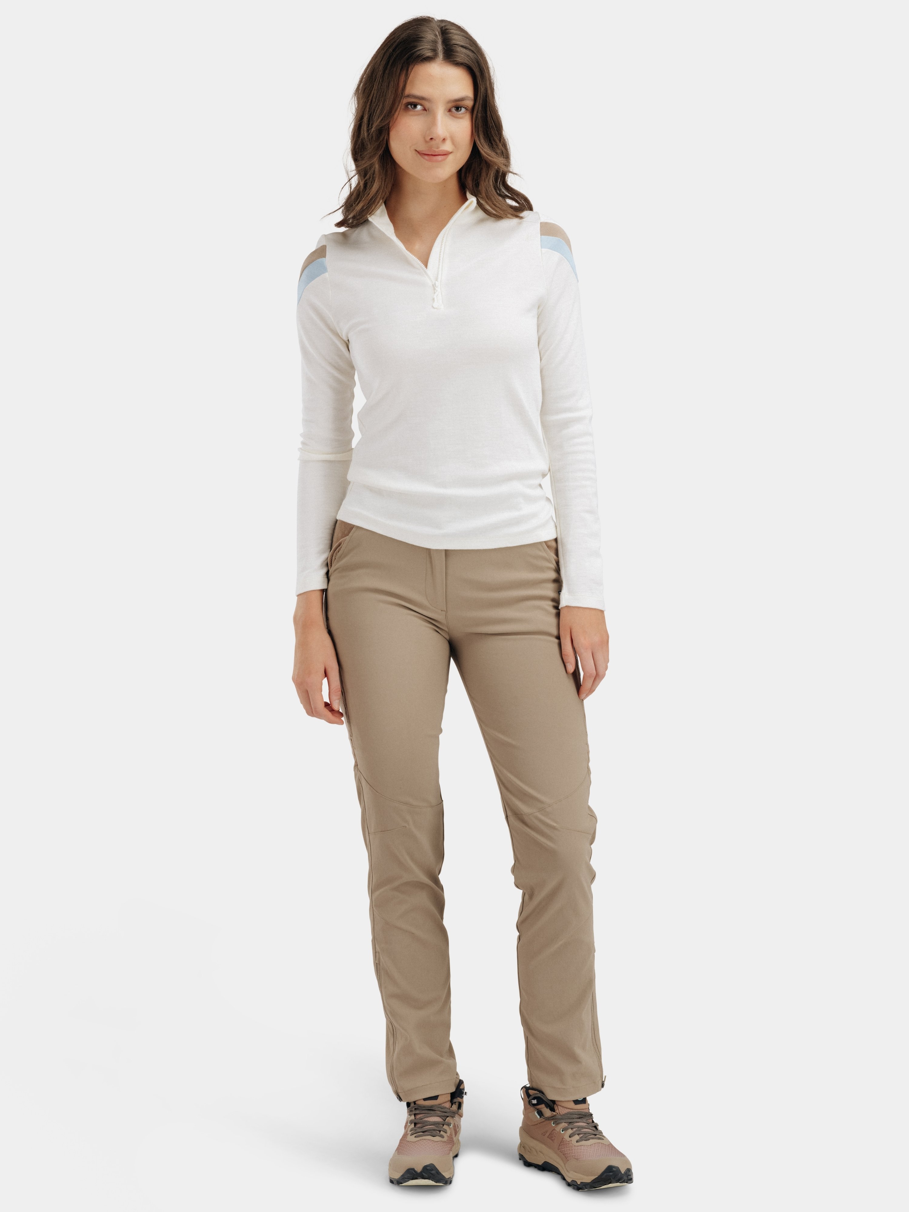Ryten Half-Zip Snow White